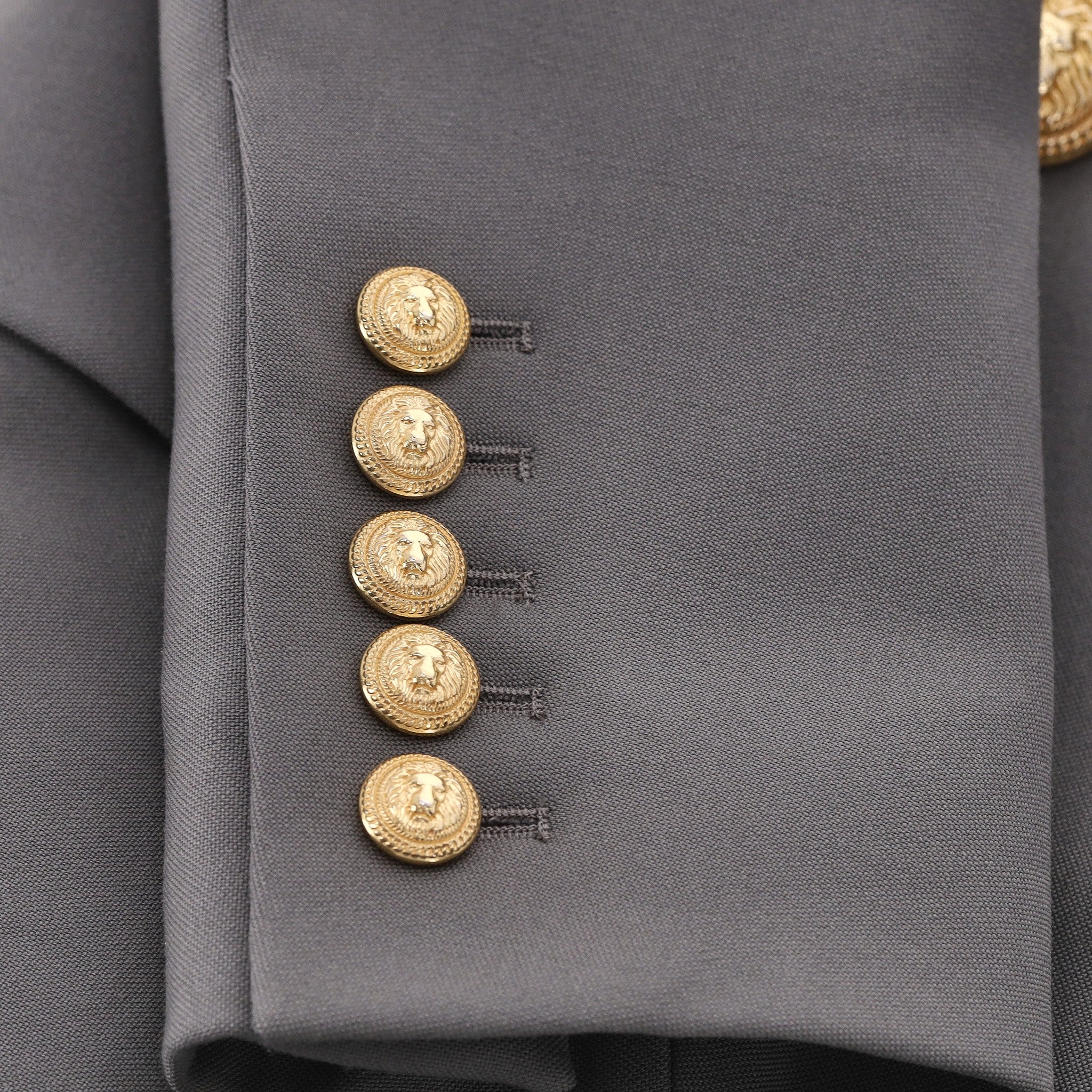 Balmain Double-Breasted Wool Jacket. Size 36FR - Image 5