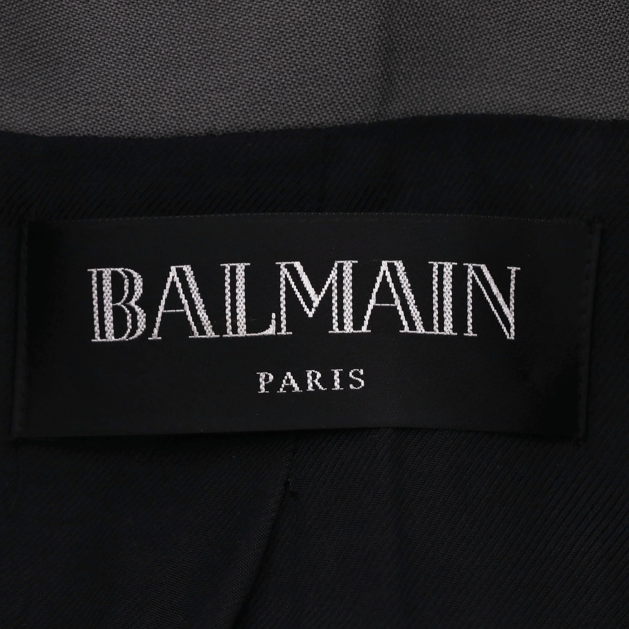 Balmain Double-Breasted Wool Jacket. Size 36FR - Image 6