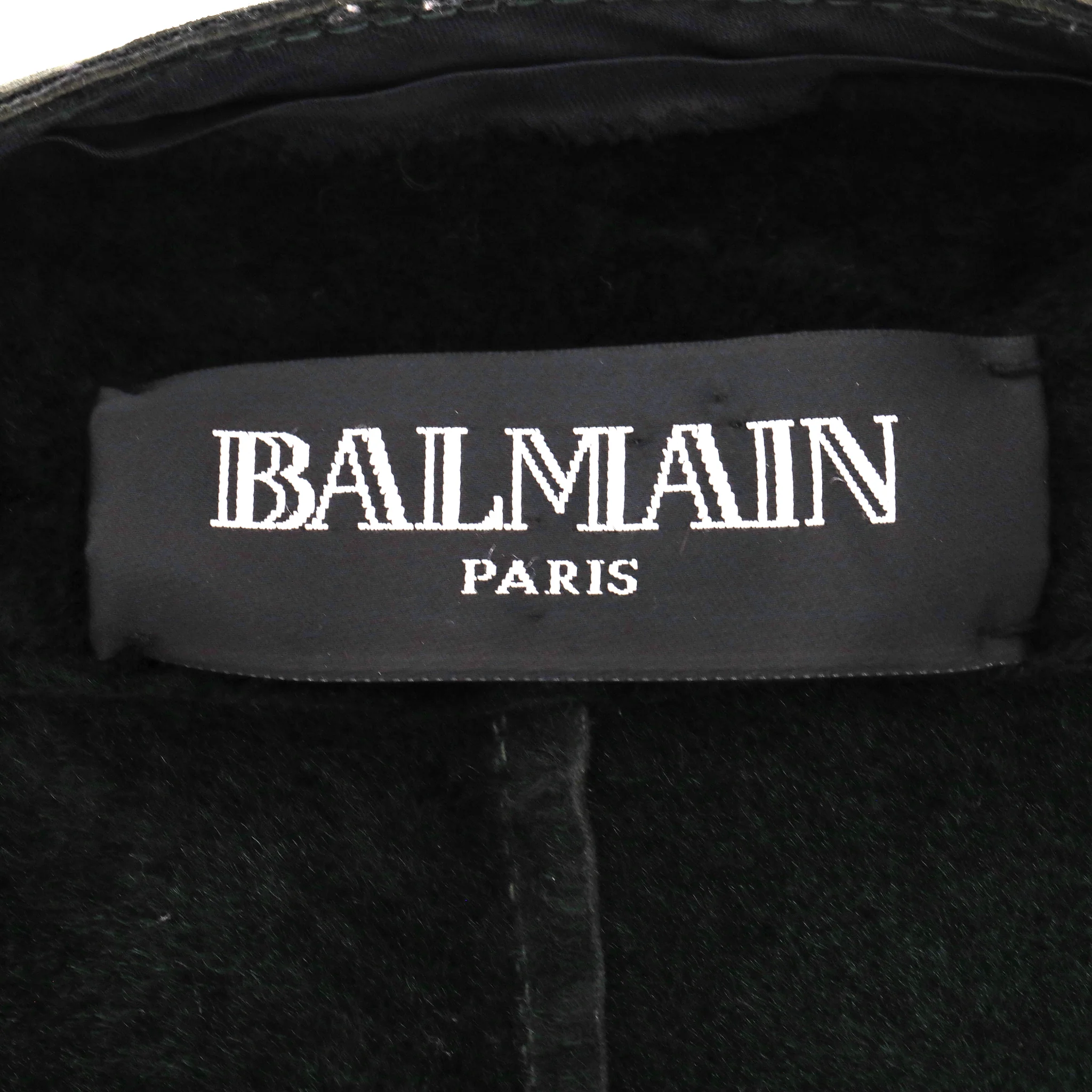 Balmain Lambskin Suede & Shearling Biker Jacket. Size 40FR - Image 6