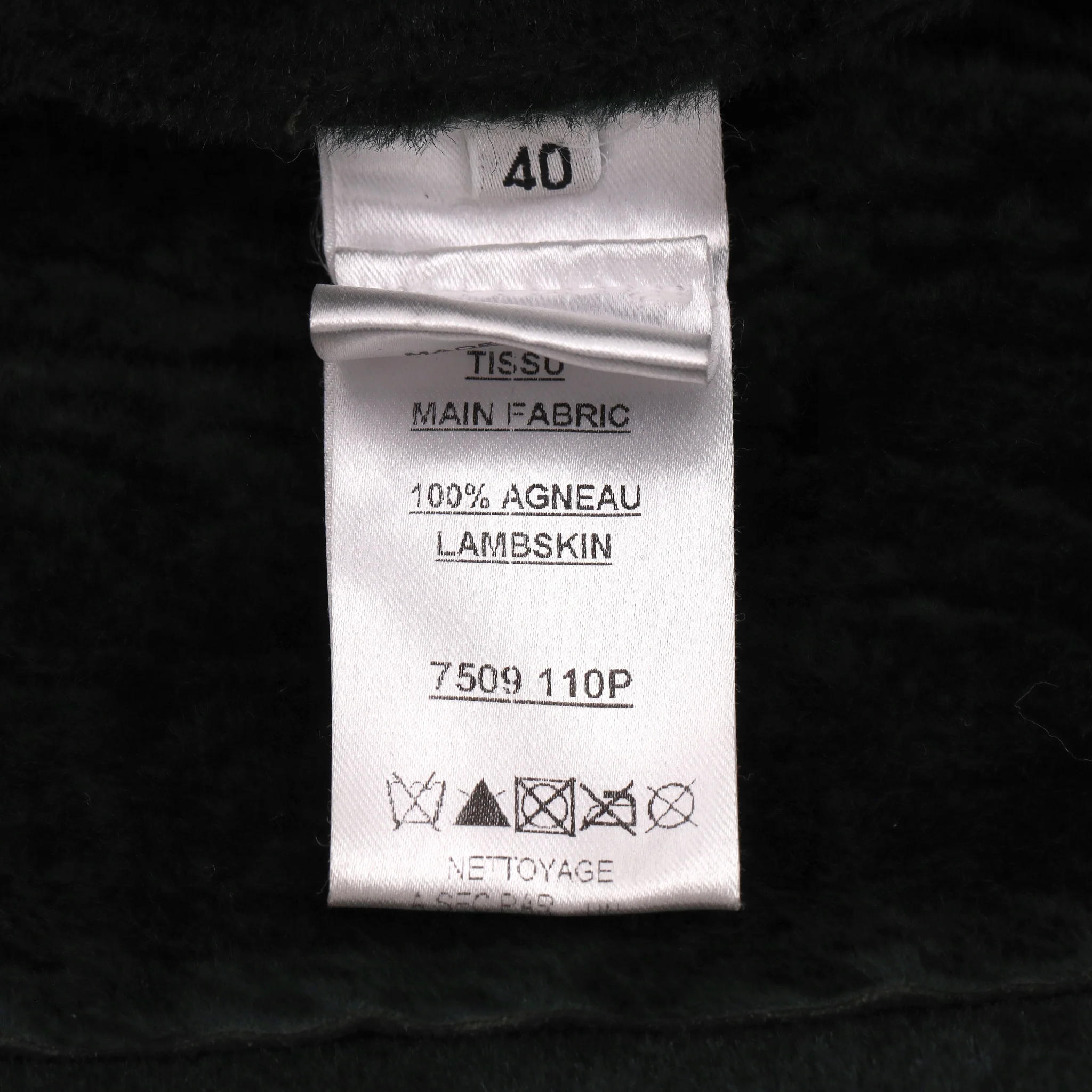 Balmain Lambskin Suede & Shearling Biker Jacket. Size 40FR - Image 7