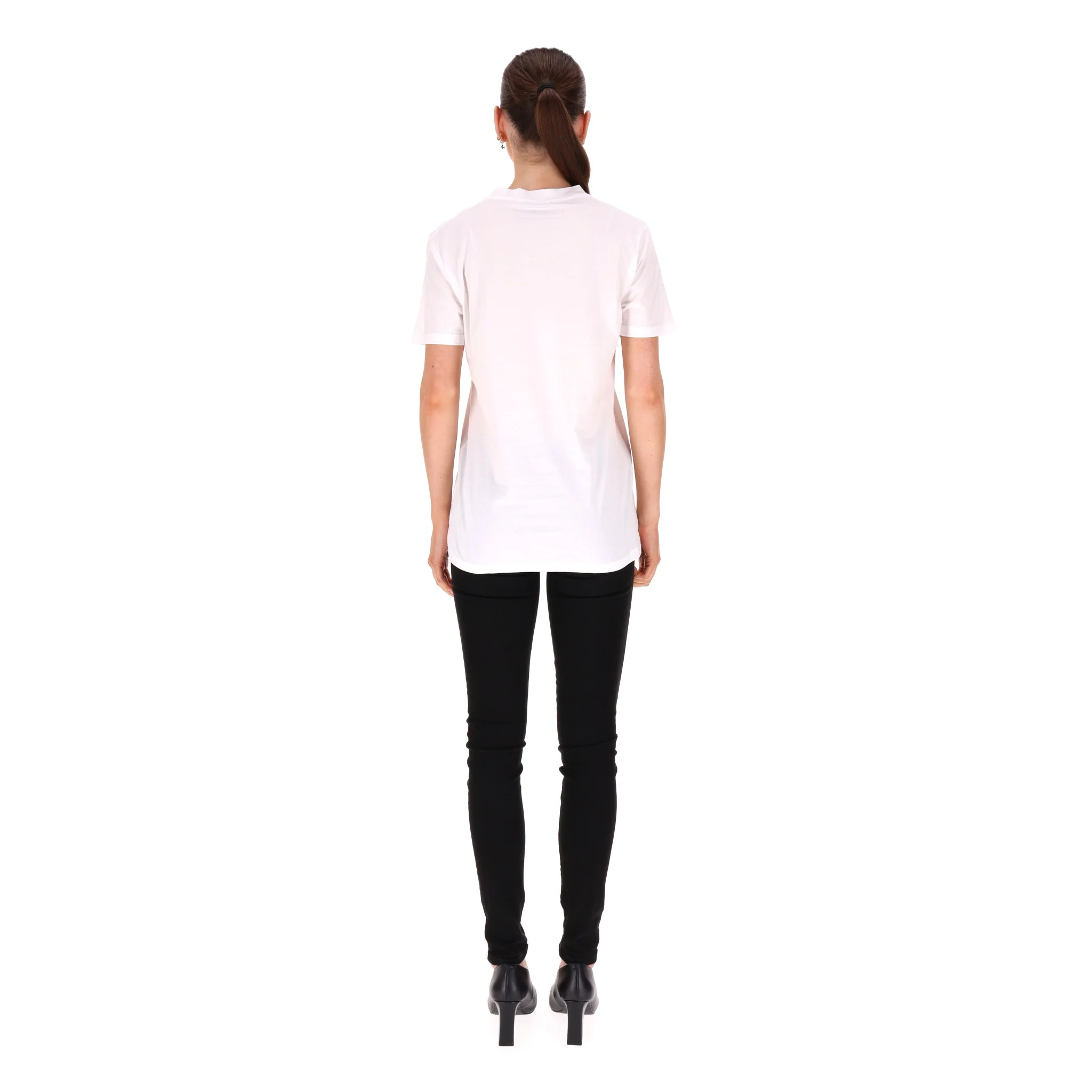 Balmain Logo Cotton T-Shirt. Size S - Image 4