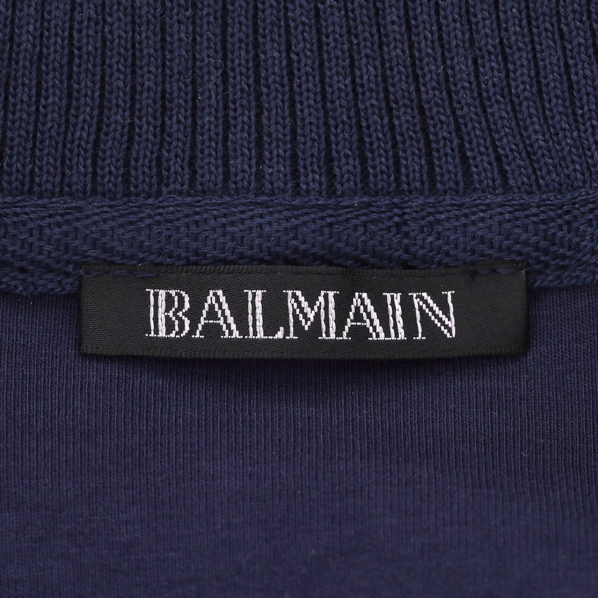 Balmain Logo Cotton Zip-Up Cardigan. Size L - Image 7