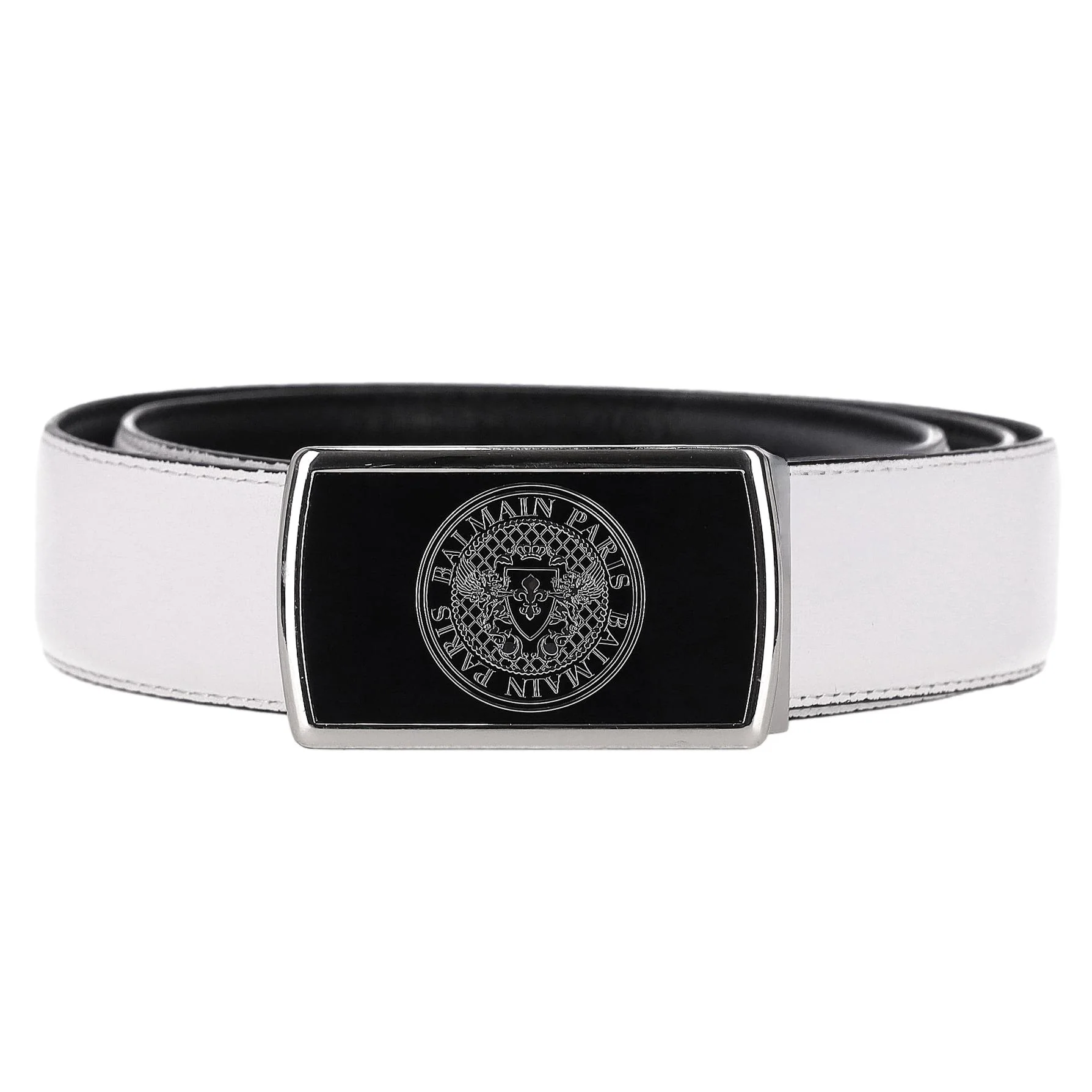 Balmain Reversible Leather Belt With A Logo Buckle - Image 2