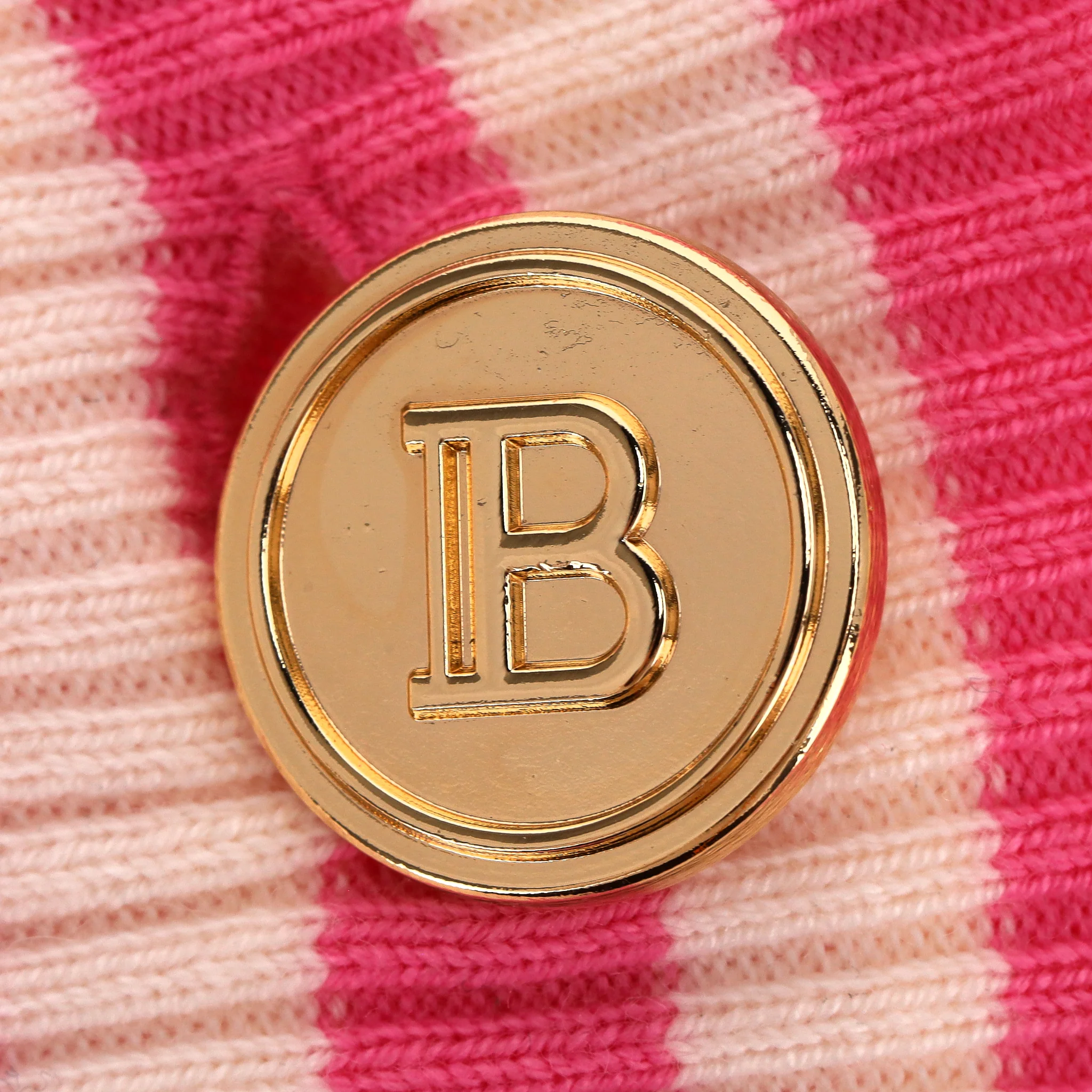 Balmain Wool Logo Cardigan. Size L - Image 5