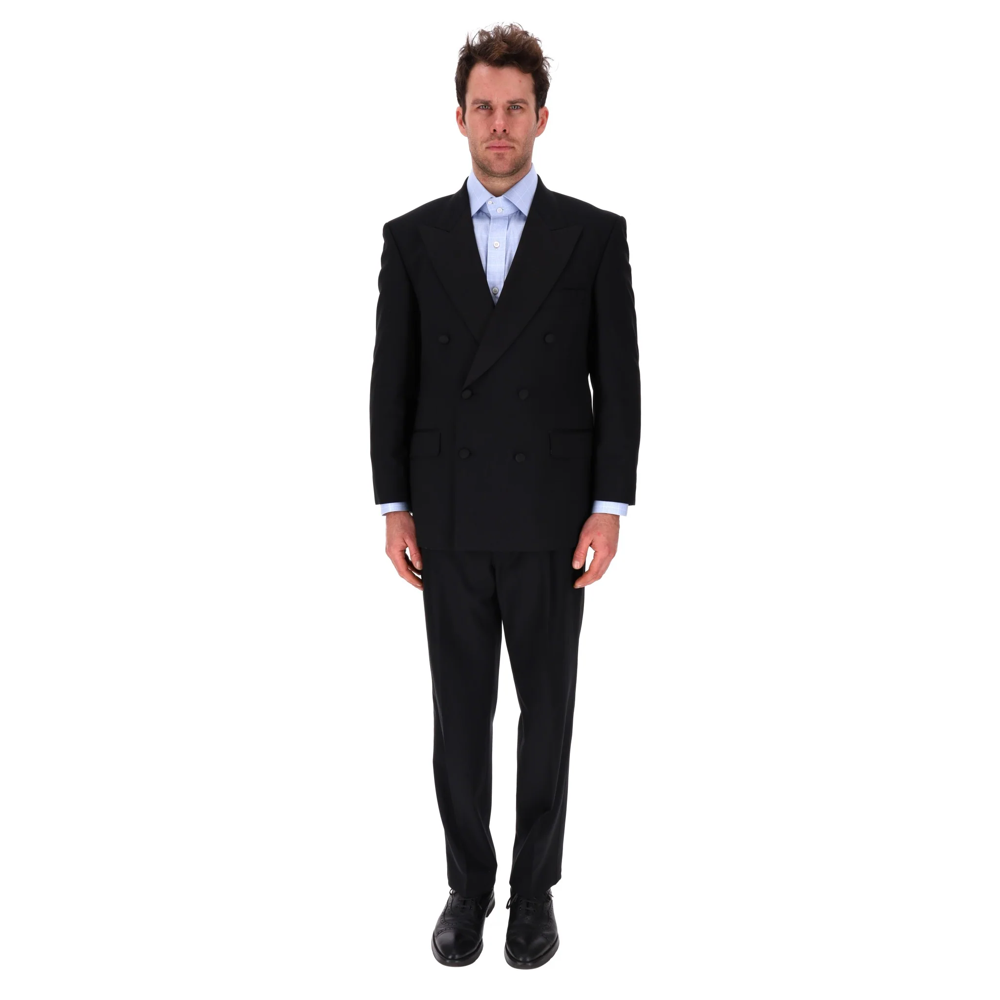 Balmain Wool Two-Piece Suit. Size L - Image 2