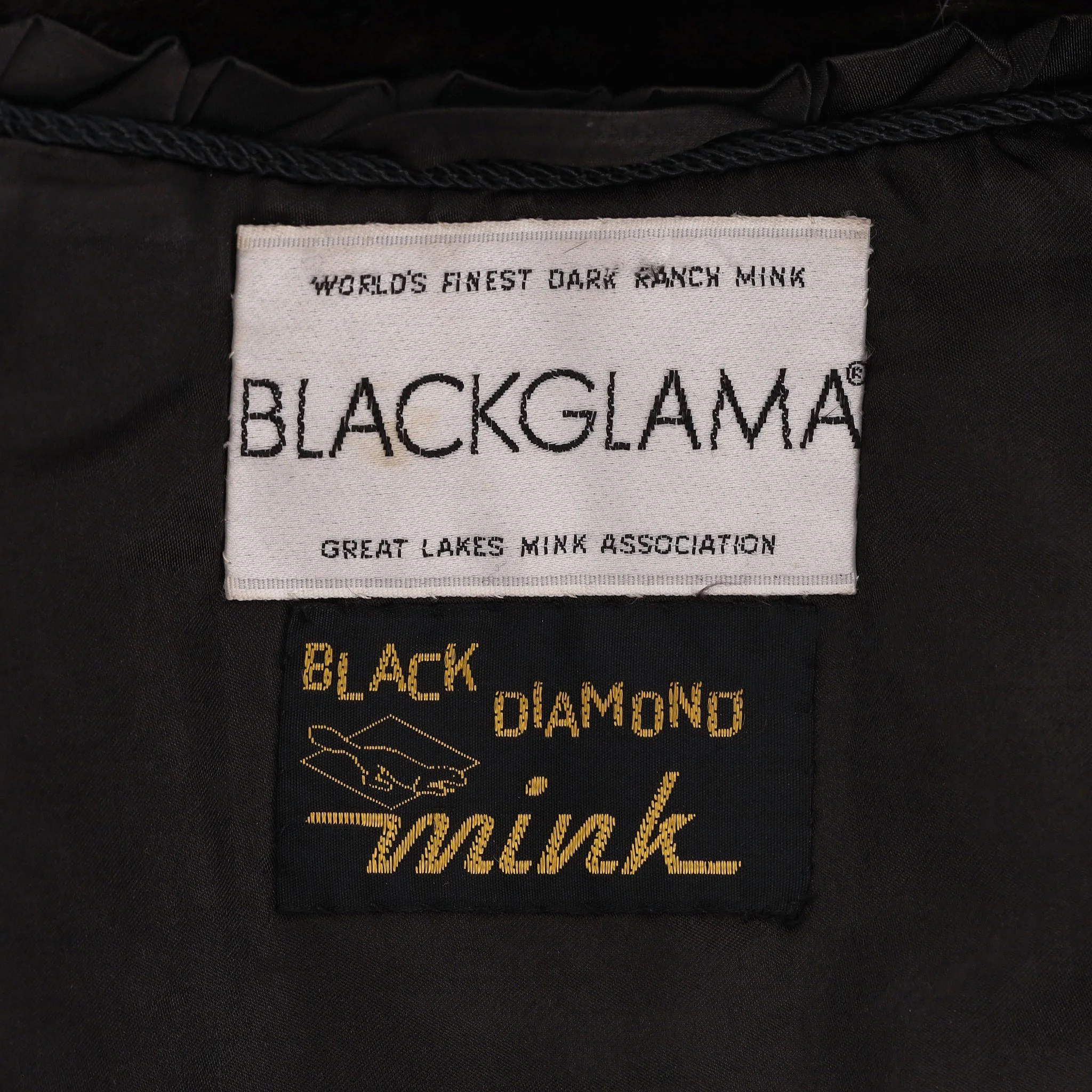 Blackglama Ranch Mink Fur Coat. Size S - Image 5