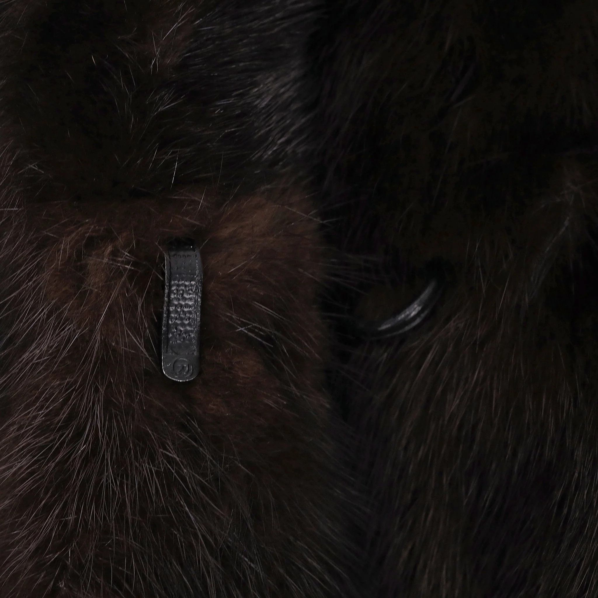 Blackglama Ranch Mink Fur Coat. Size S - Image 6