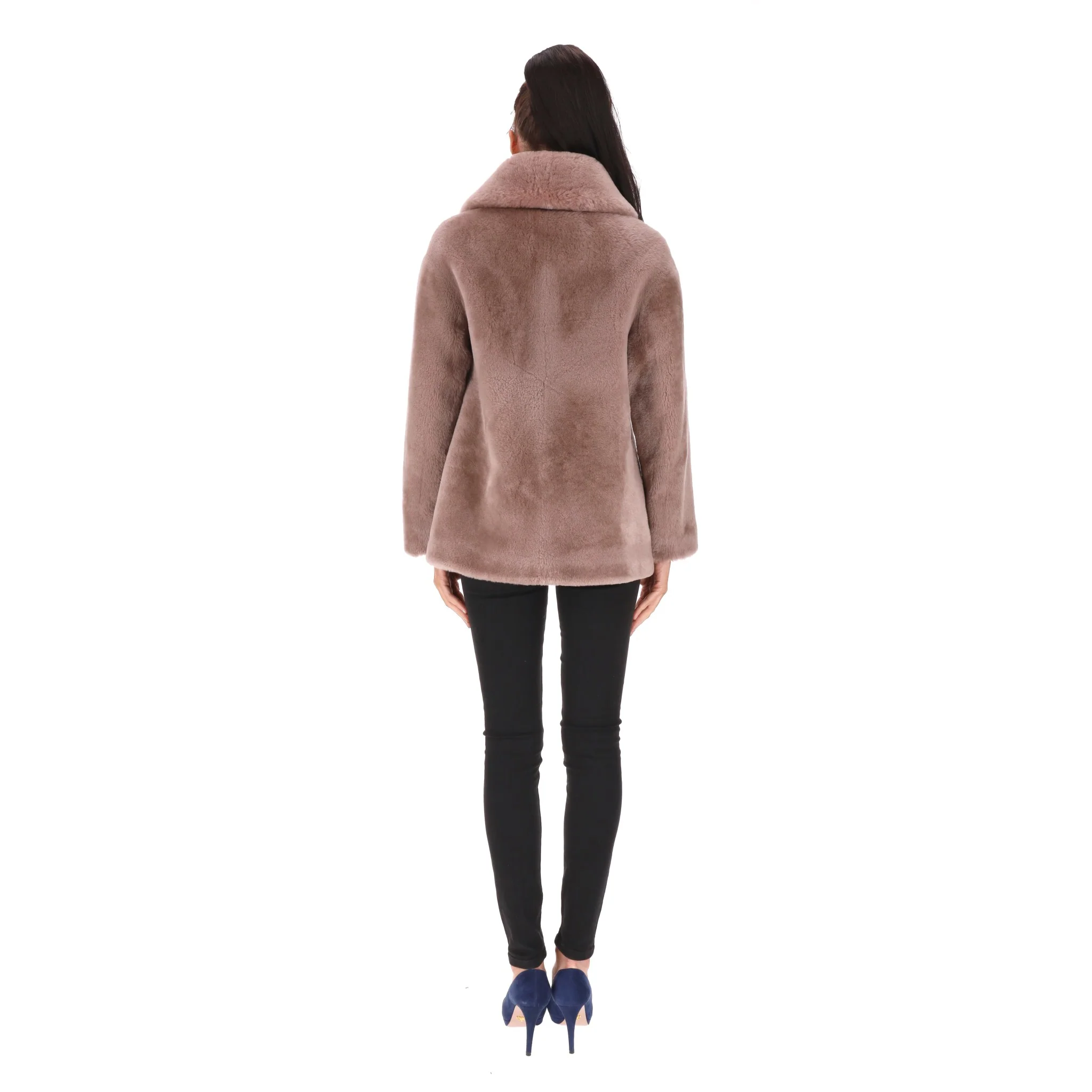 Blancha Sheepskin Teddy Coat. Size 38IT - Image 4