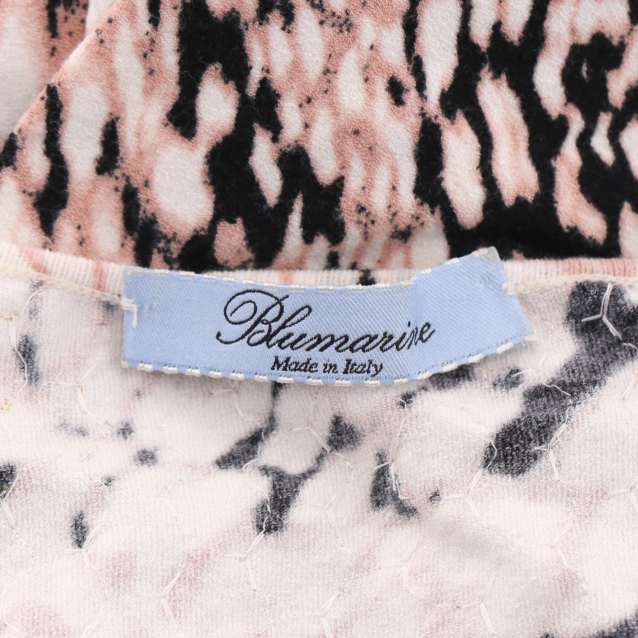 Blumarine Sequin Embellished Printed Dress. Size 44IT - Image 6