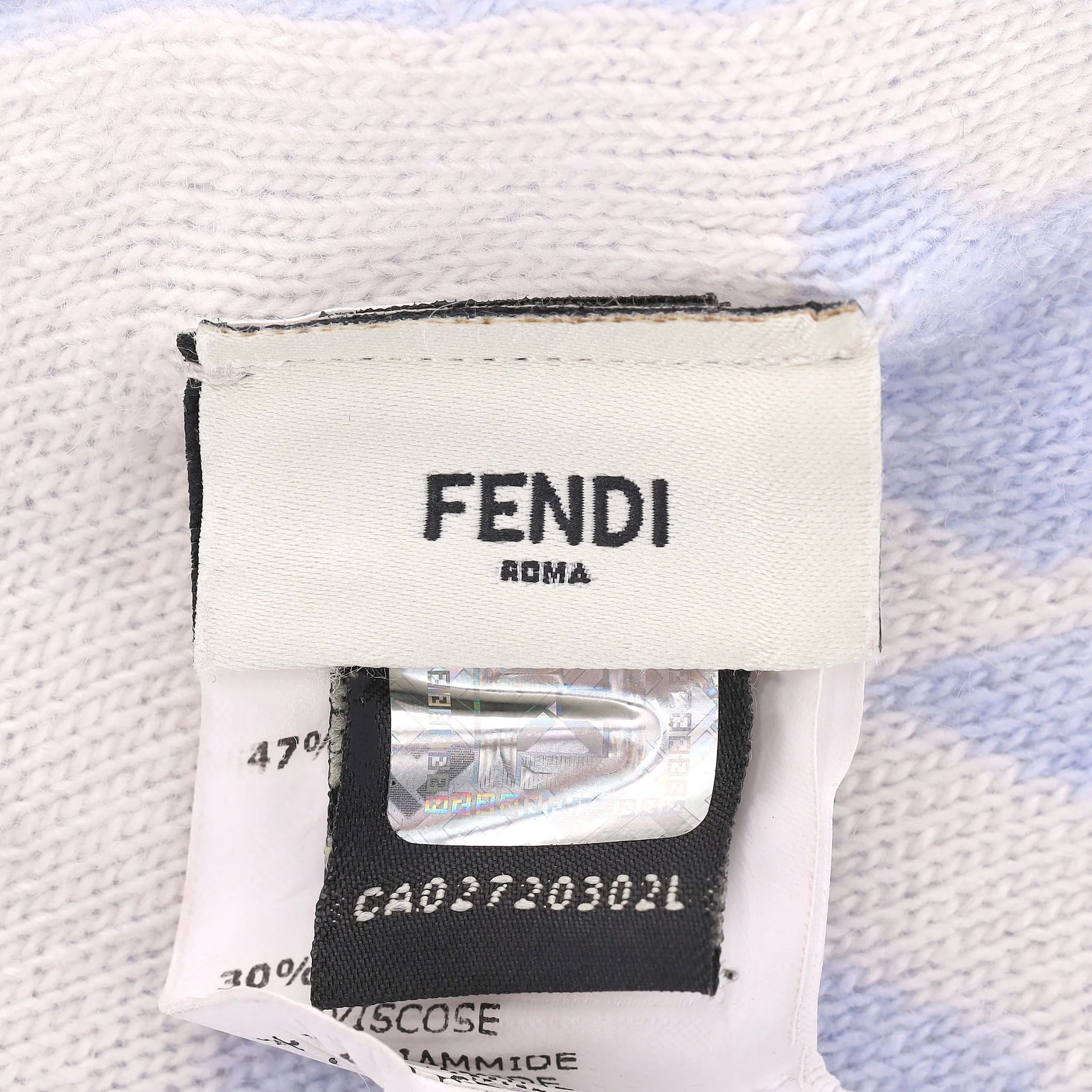 Fendi Baby Wool & Cashmere Blend Blanket - Image 3