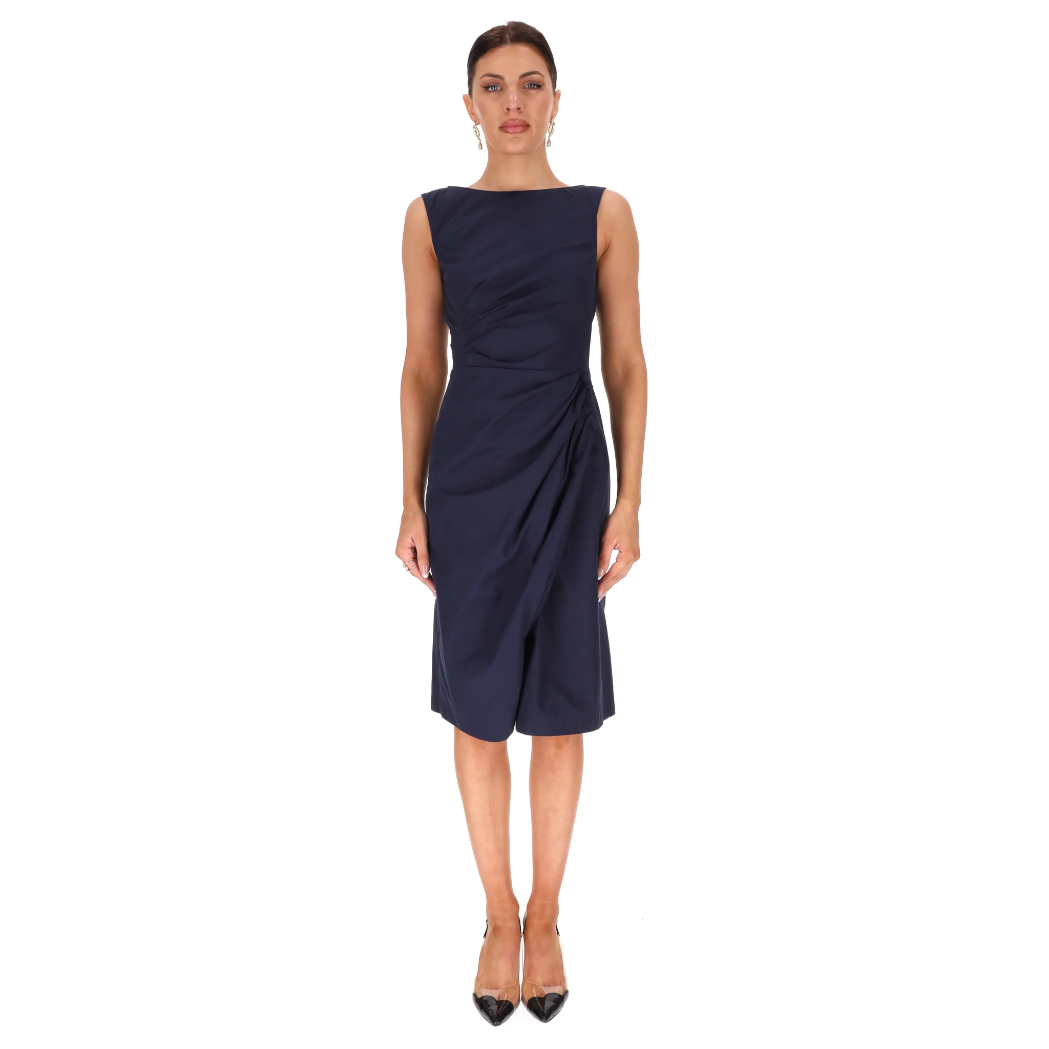 Boss Hugo Boss Cotton Sheath Dress. Size 34FR - Image 2
