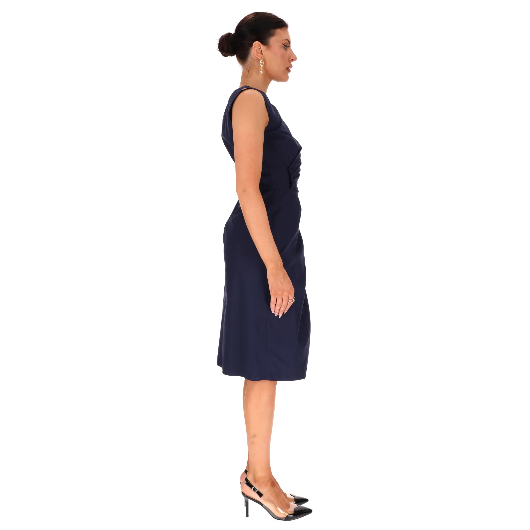 Boss Hugo Boss Cotton Sheath Dress. Size 34FR - Image 3