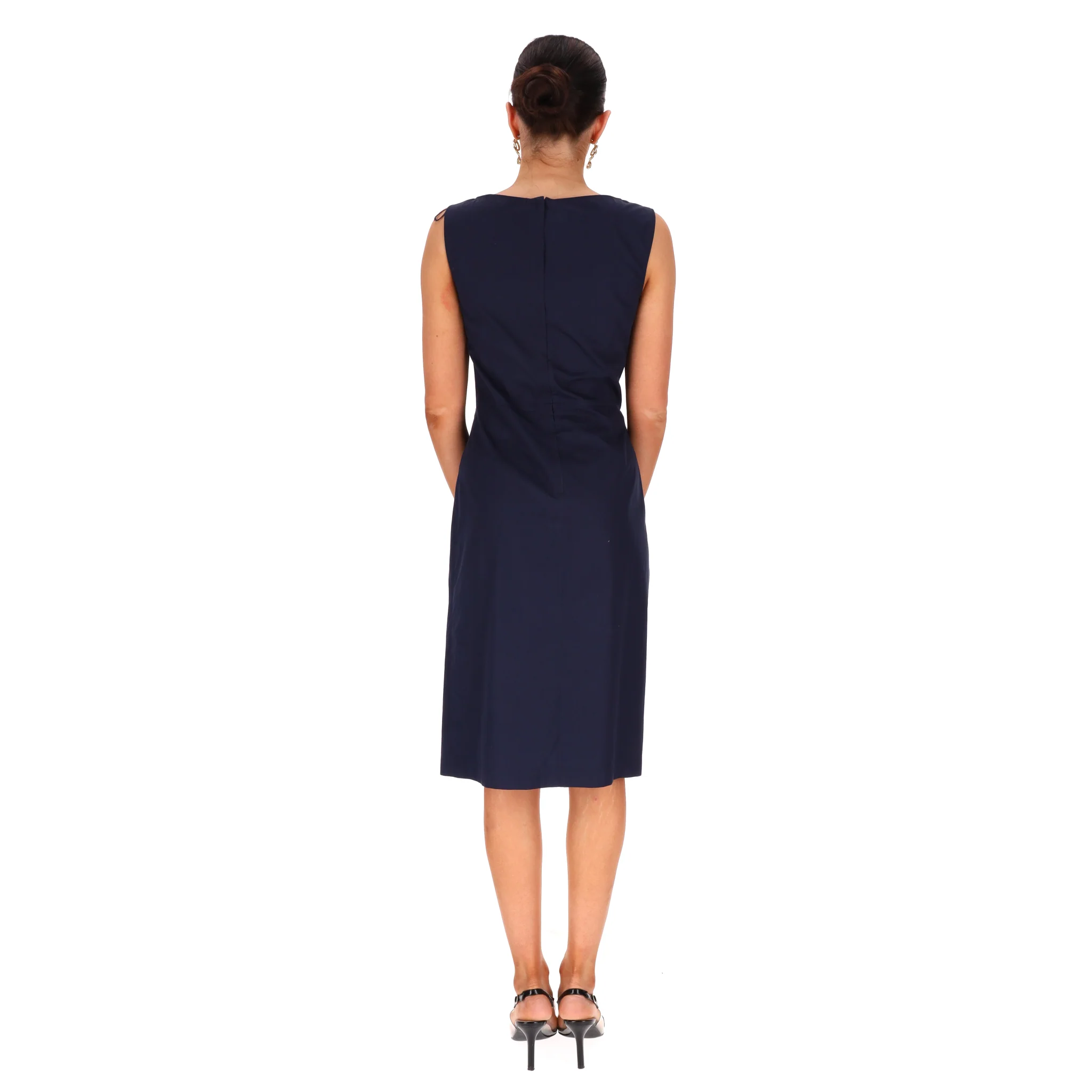 Boss Hugo Boss Cotton Sheath Dress. Size 34FR - Image 4