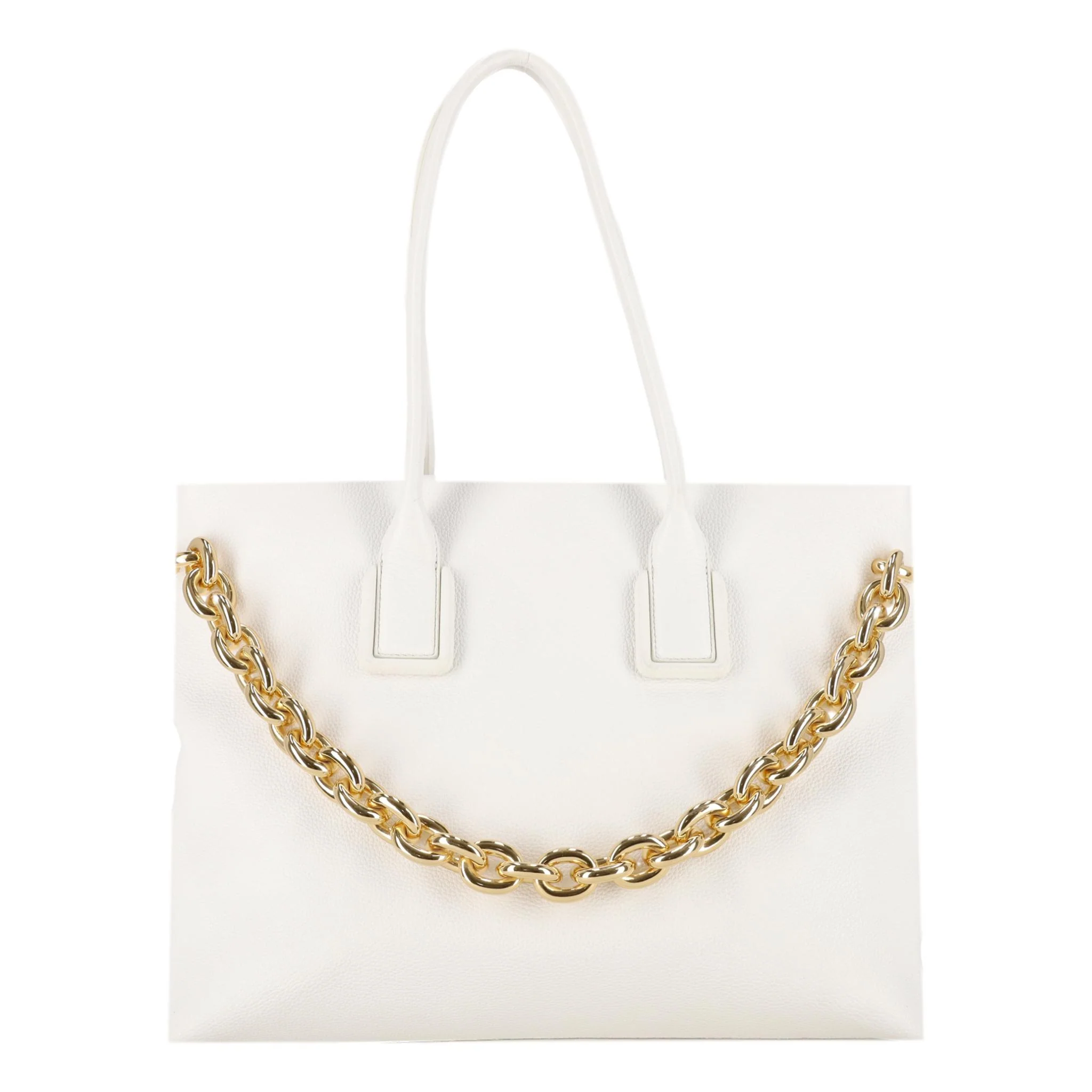 Bottega Veneta Chain Detail Leather Tote Bag