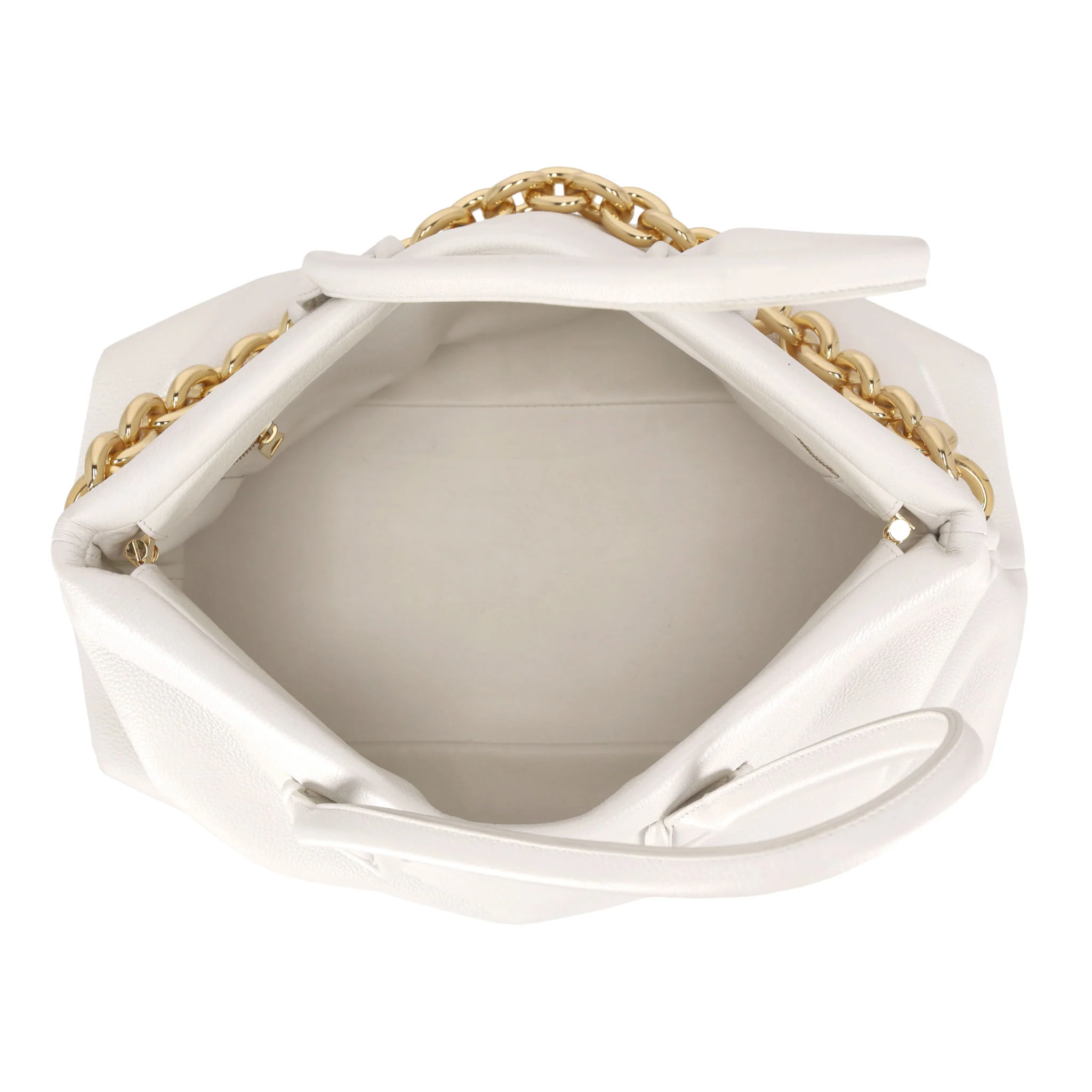 Bottega Veneta Chain Detail Leather Tote Bag - Image 5