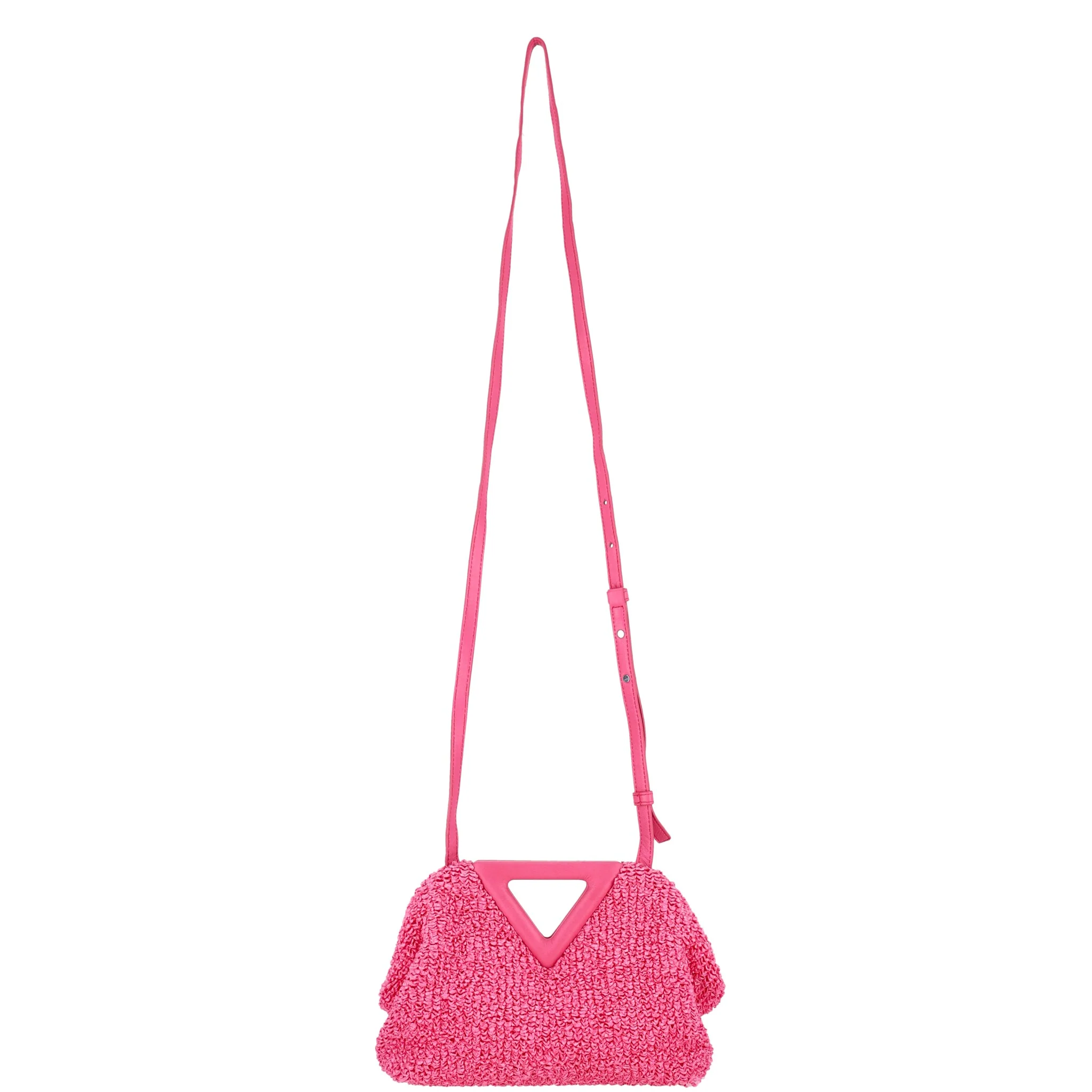 Bottega Veneta Curly Raffia Point Crossbody or Top Handle Carry Bag - Image 3