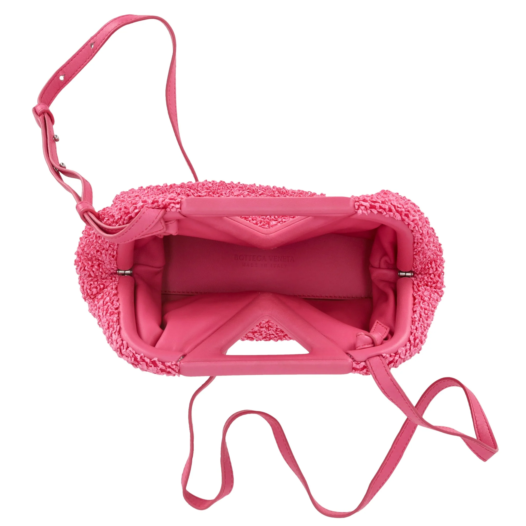 Bottega Veneta Curly Raffia Point Crossbody or Top Handle Carry Bag - Image 7
