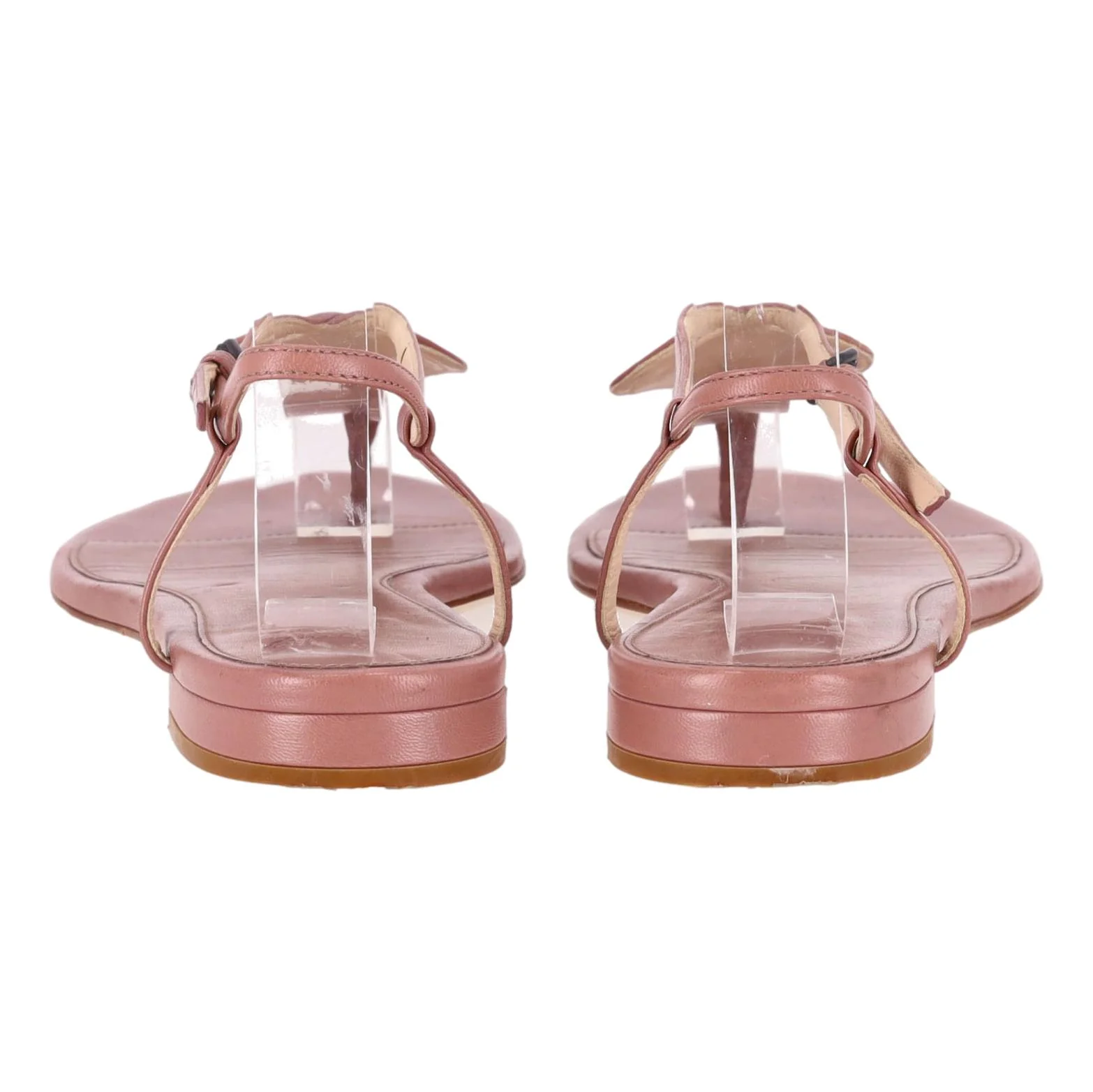 Bottega Veneta Intrecciato Leather Thong Sandals. Size 40 - Image 3
