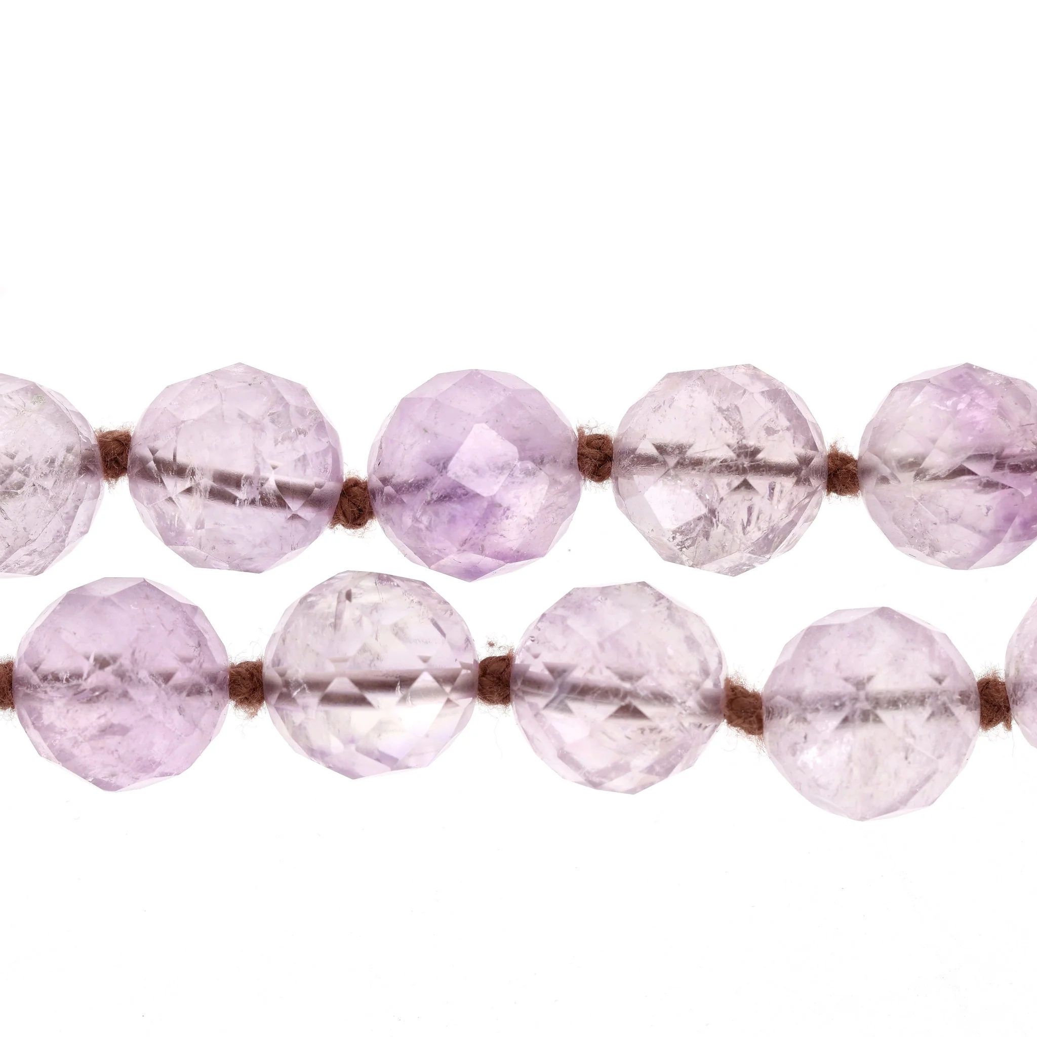Bottega Veneta Rose Quartz Beaded Necklace & Matching Earrings Set - Image 7