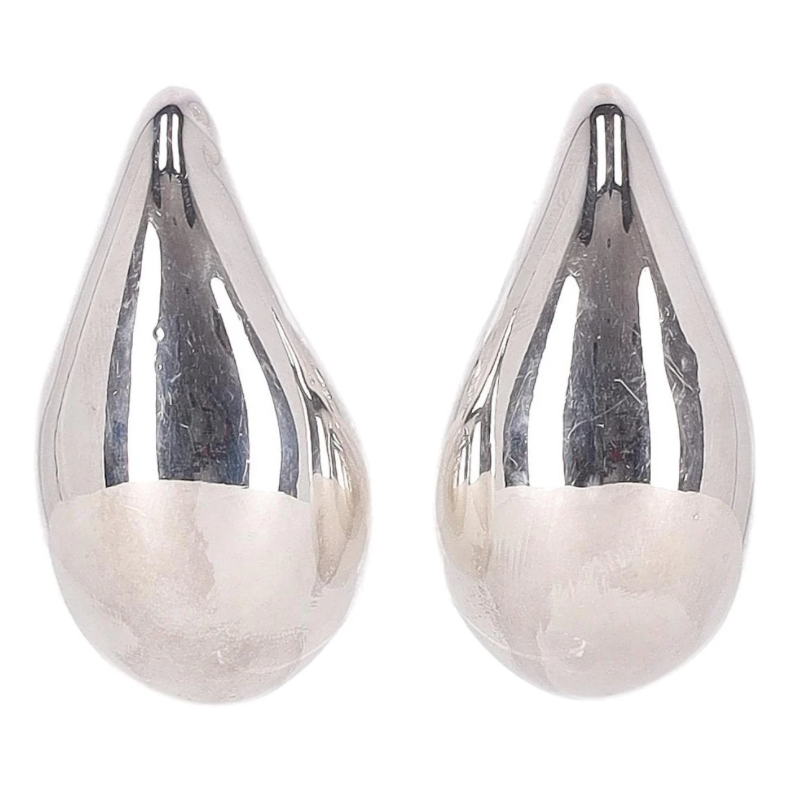 Bottega Veneta Sterling Silver Drop Earrings - Image 4