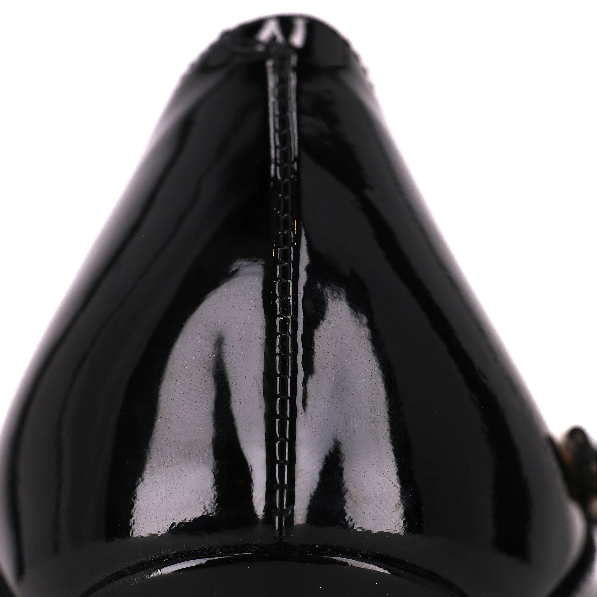 Bottega Veneta Triple-Strap Patent Leather Heels. Size 36.5 - Image 14