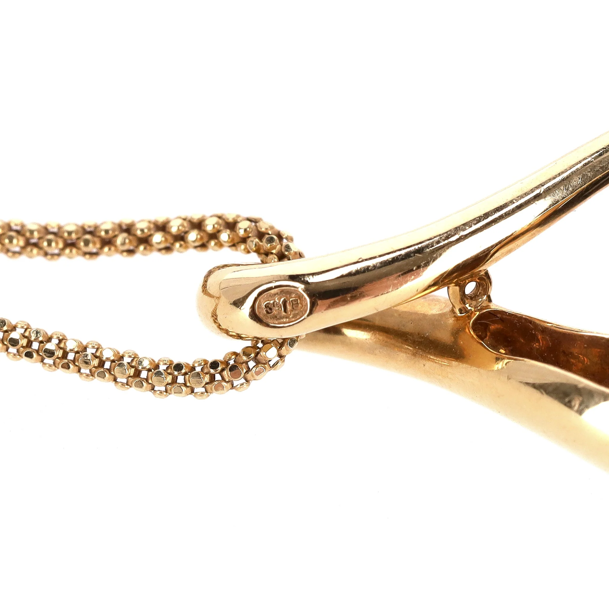 Boucheron 18k Gold Jade & Diamond Serpent Necklace - Image 7