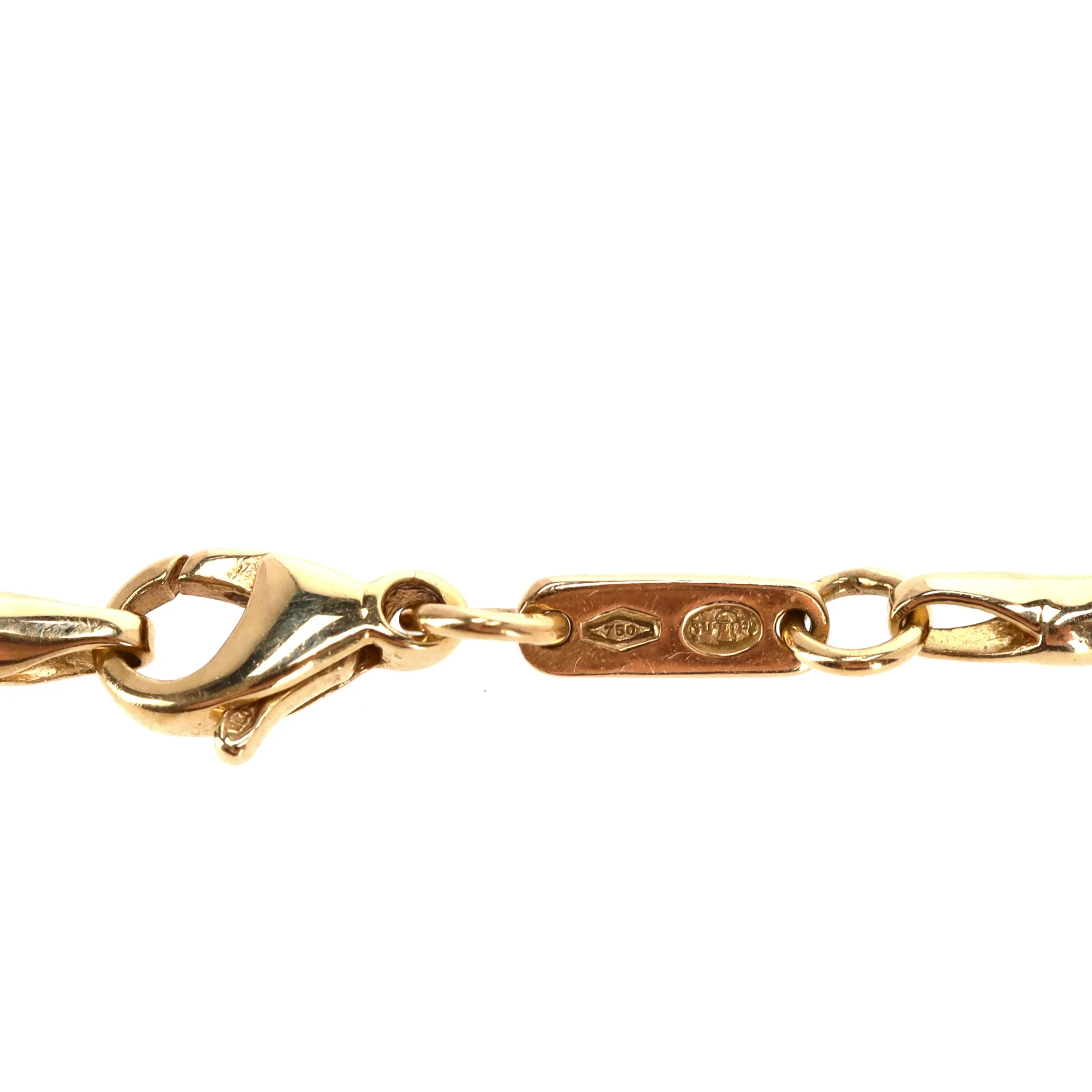 Boucheron 18k Gold Jade & Diamond Serpent Necklace - Image 9