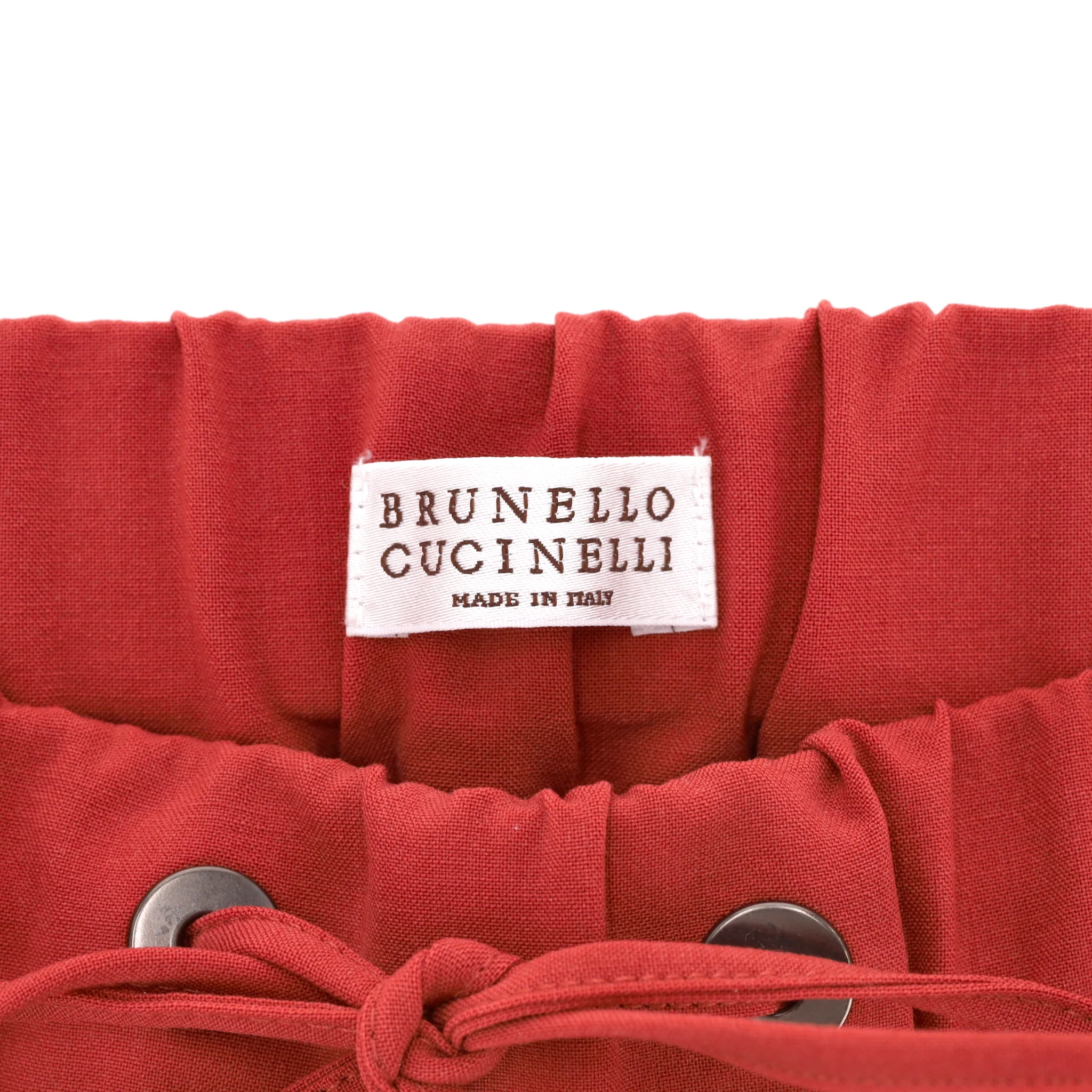 Brunello Cucinelli Virgin Wool Side Stripe Joggers/Trousers. Size 40IT - Image 6