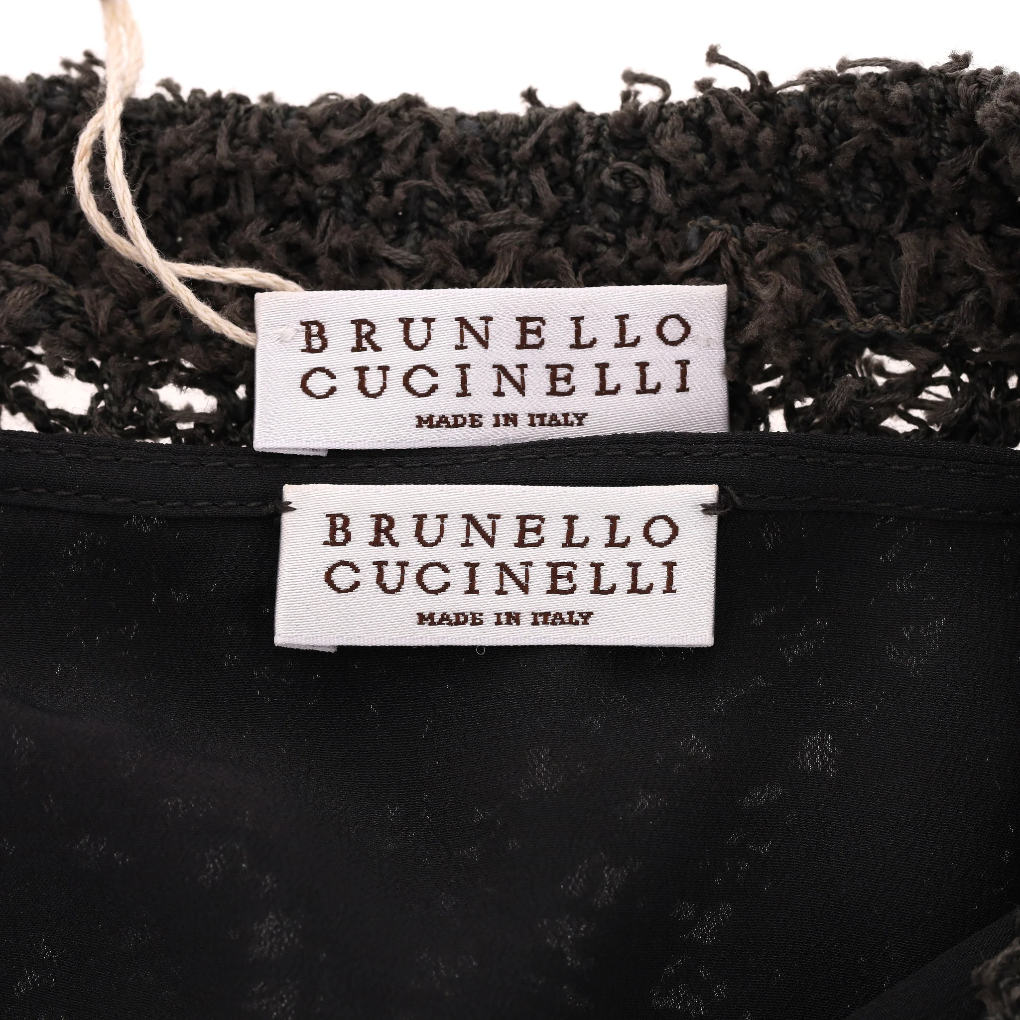 Brunello Cucinelli Luxury Cotton & Silk Knitted Top. Size S - Image 5