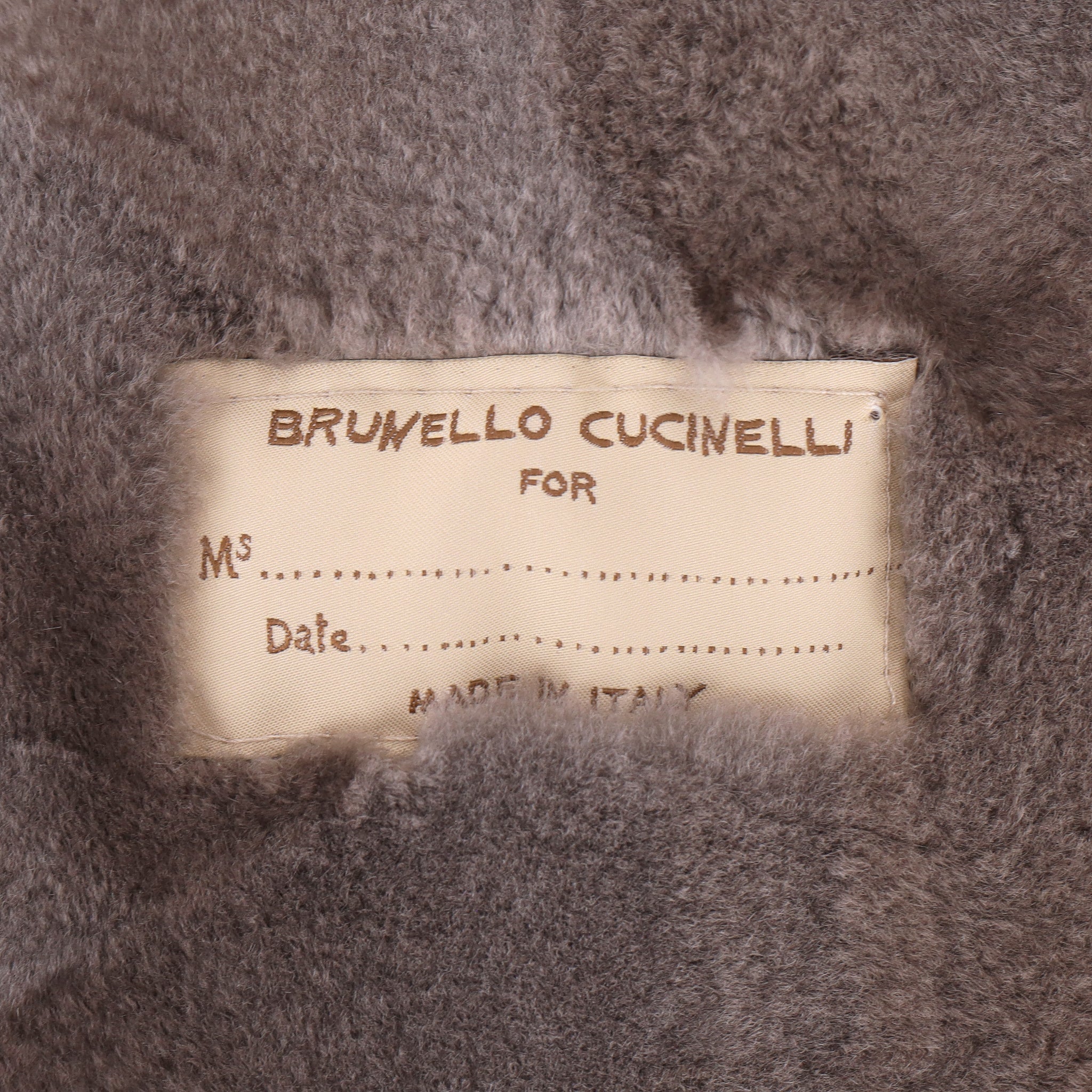 Brunello Cucinelli Suede Hooded Bomber With Mink Fur Lining. Size XS - Image 7