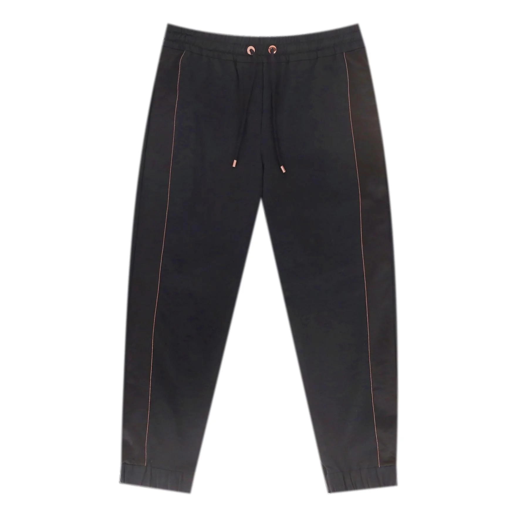 Brunello Cucinelli Cotton Side Stripe Cropped Joggers/Trousers. Size XS