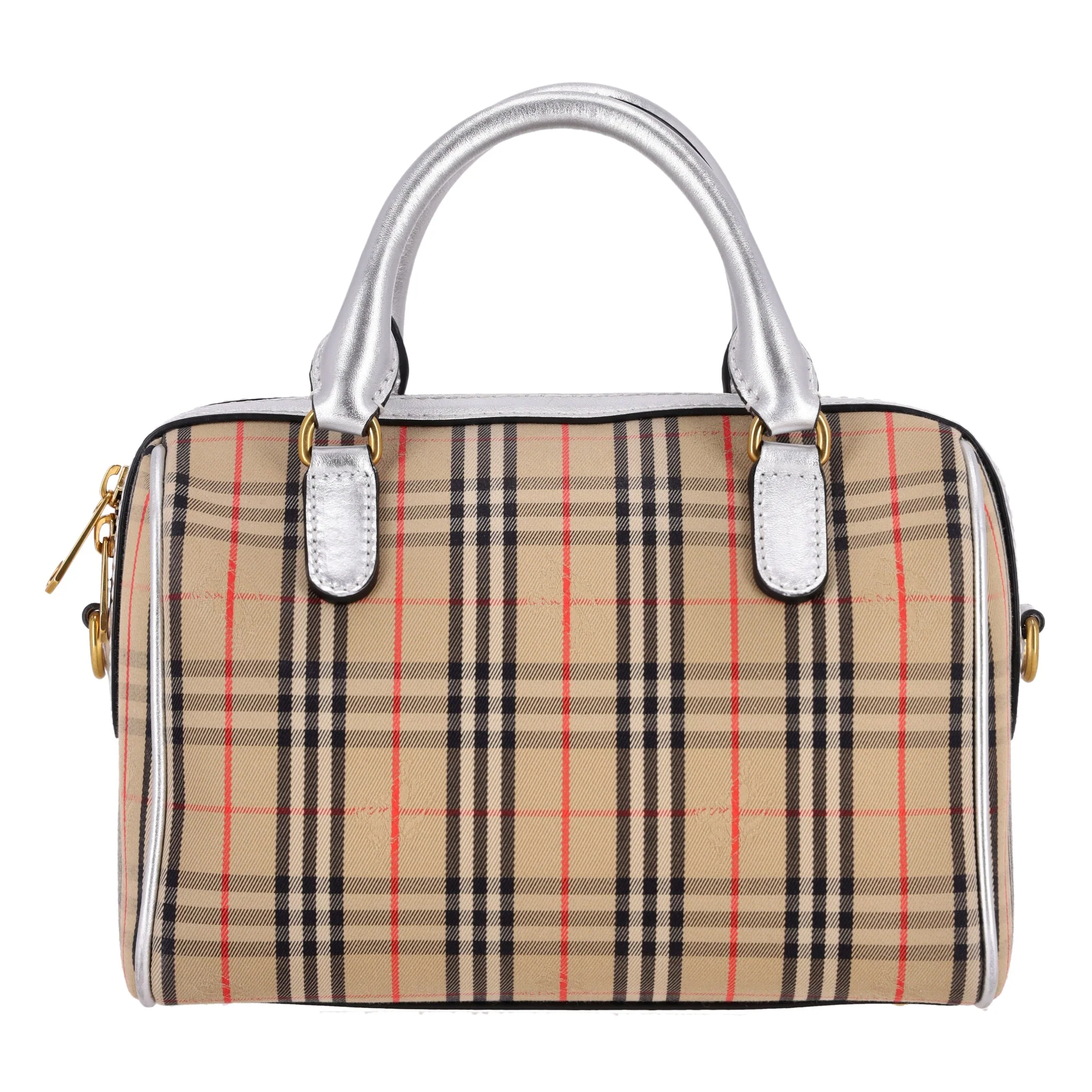 Burberry 1983 Nova Check Chain Link Bowling Bag - Image 5