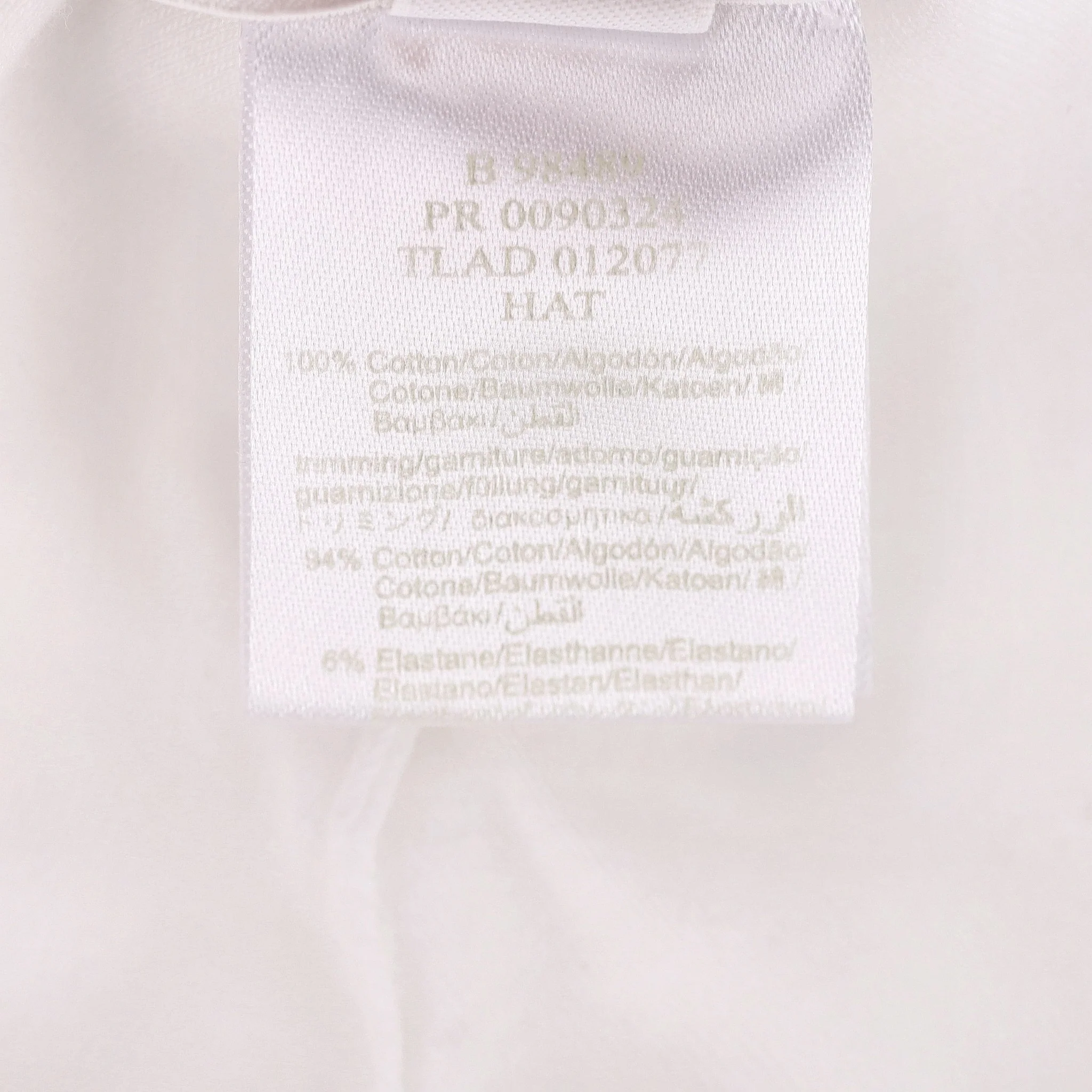 Burberry Baby Cotton Hat. Size 3M - Image 5