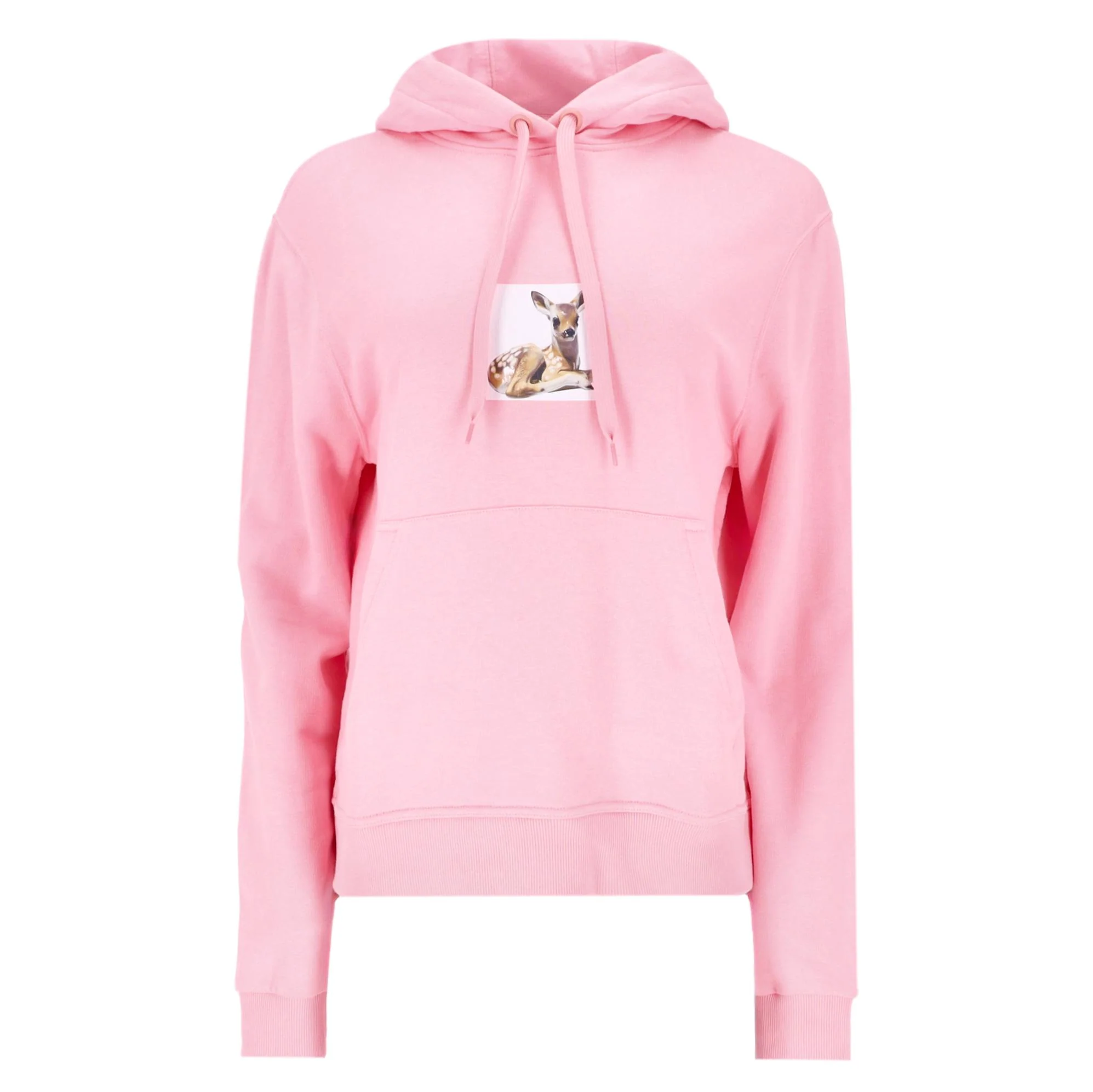 Burberry Deer Print Cotton Oversized Hoodie. Size S