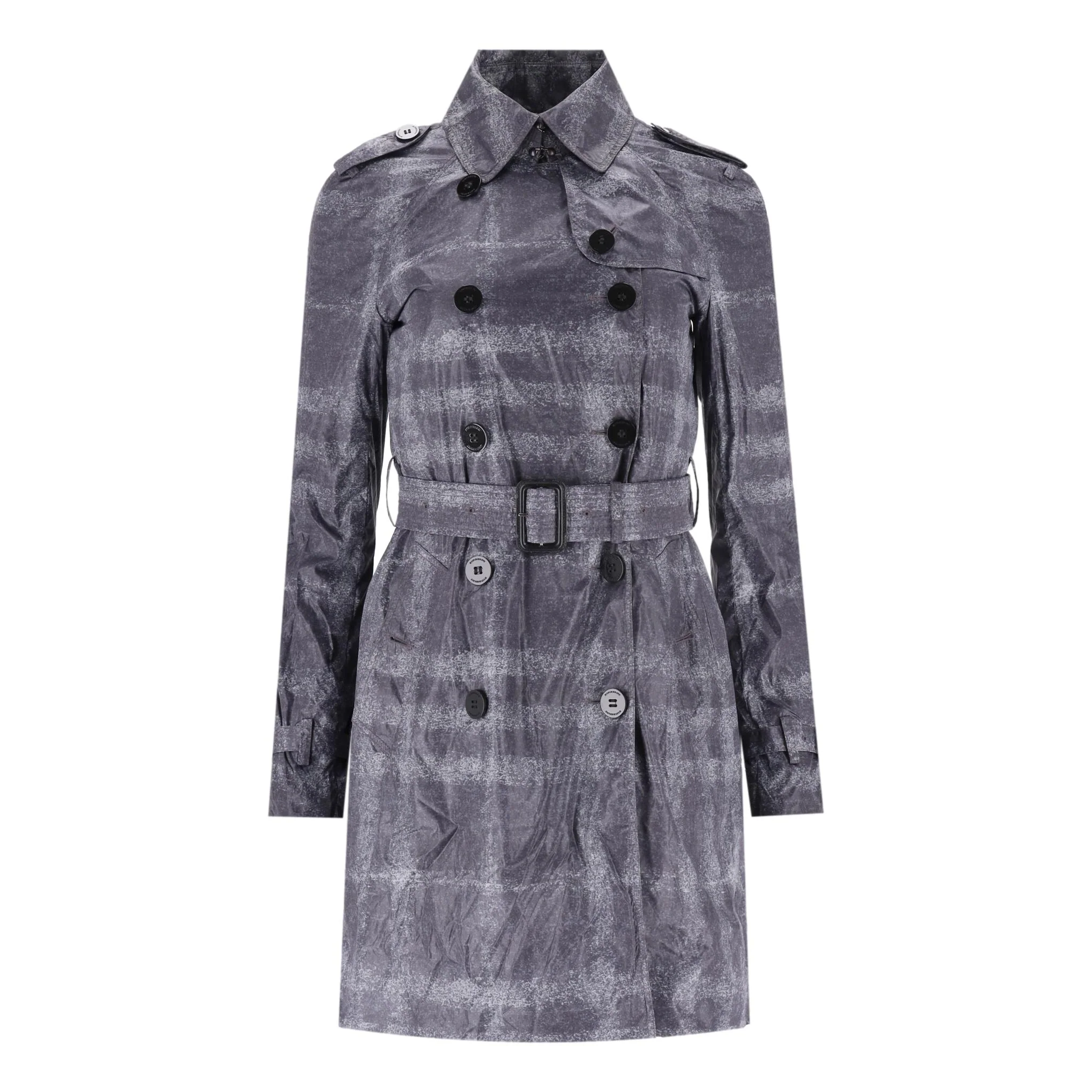 Burberry London Checked Trench Coat. Size S/M