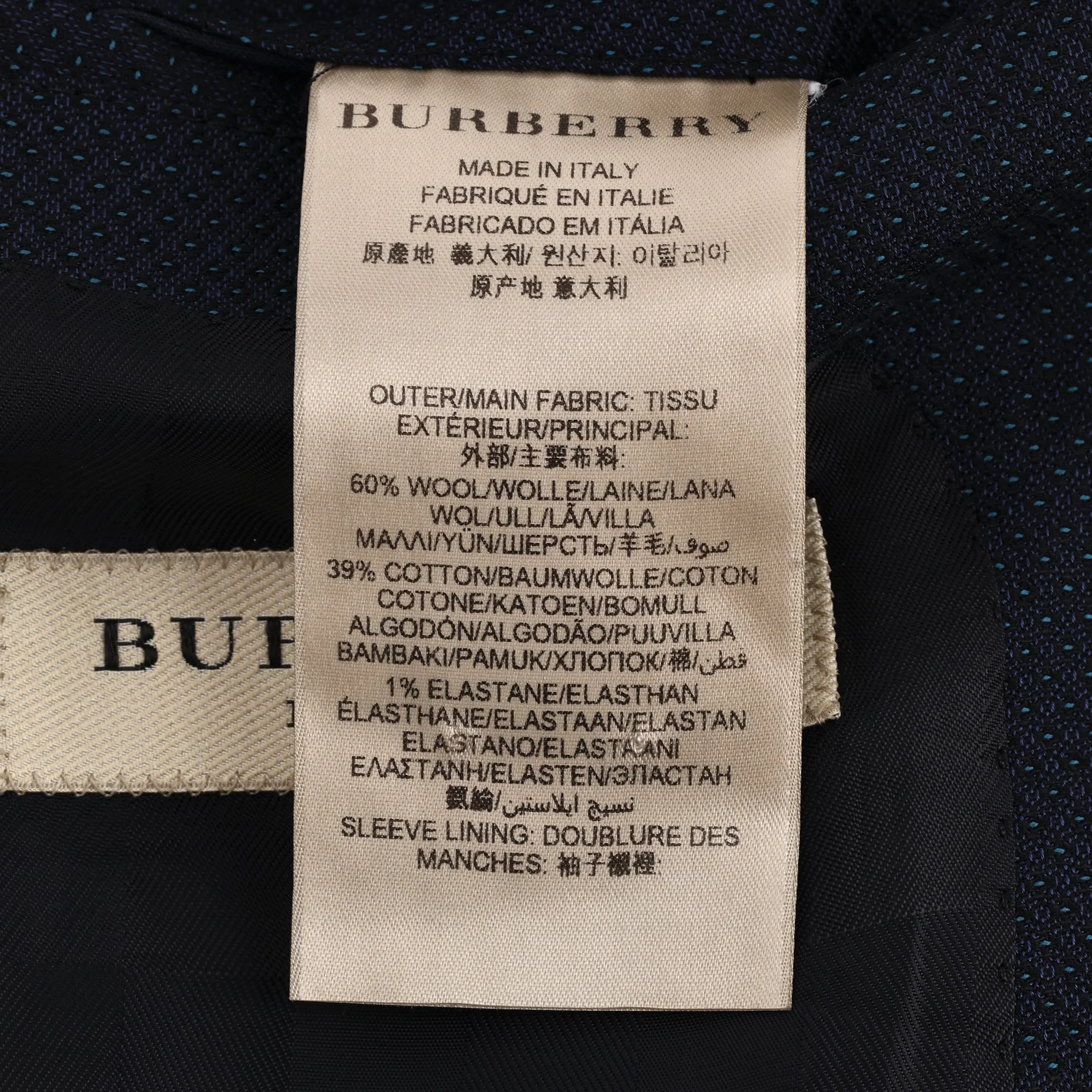 Burberry London Wool Jacket. Size 52IT - Image 6