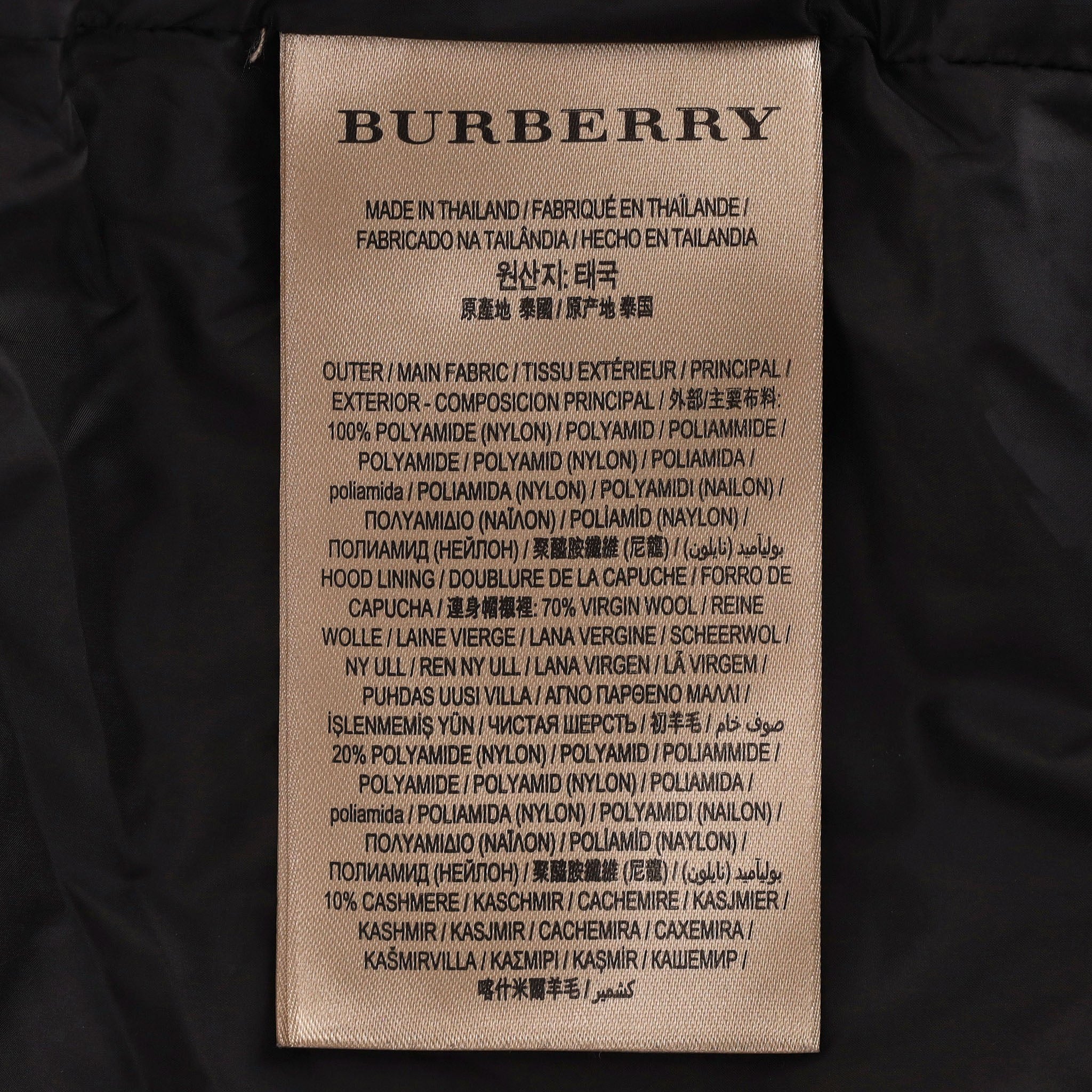 Burberry Quilted Down Puffer Coat/Jacket. Size 52IT - Image 8