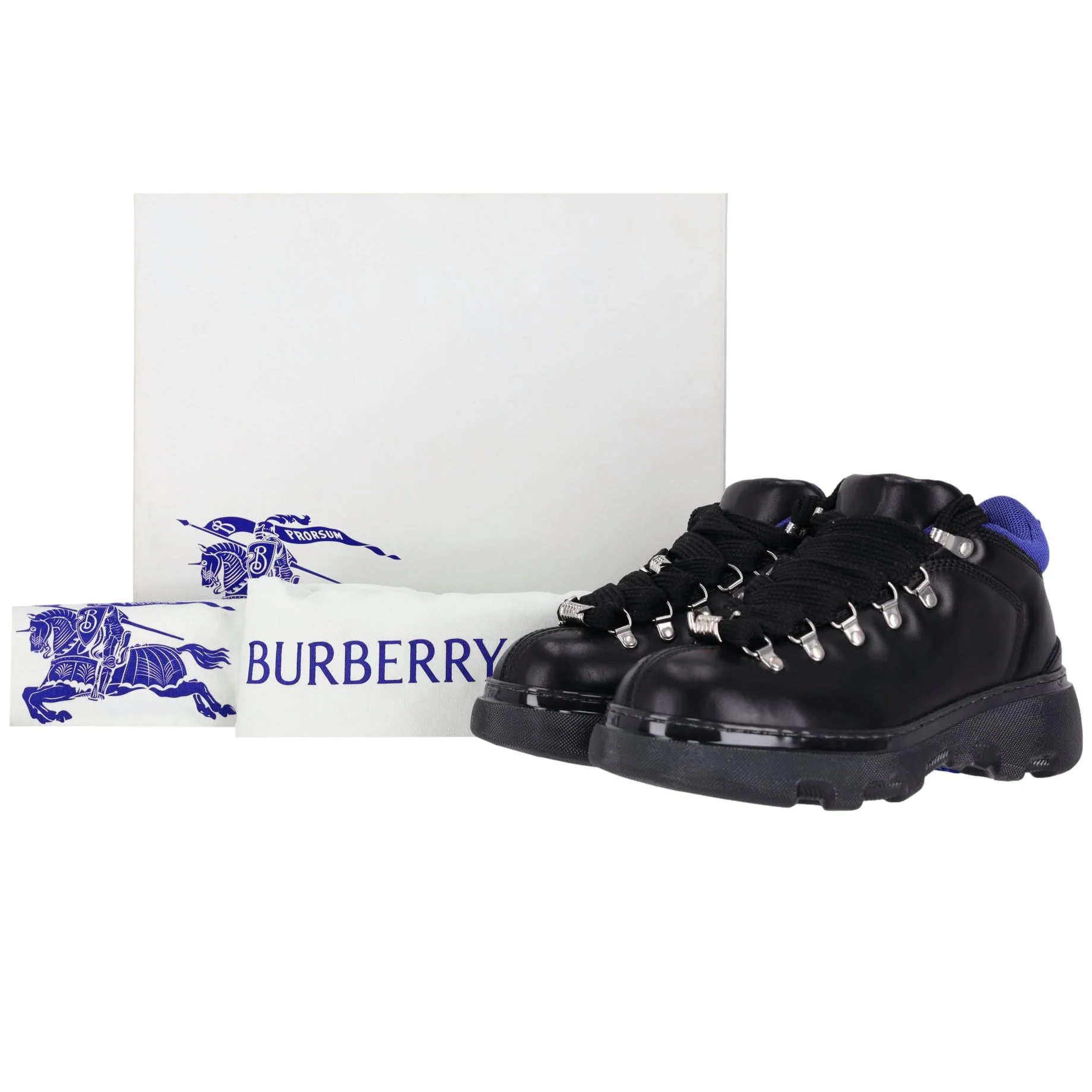 Burberry Trek Ankle Leather Boots. Size 40 - Image 2