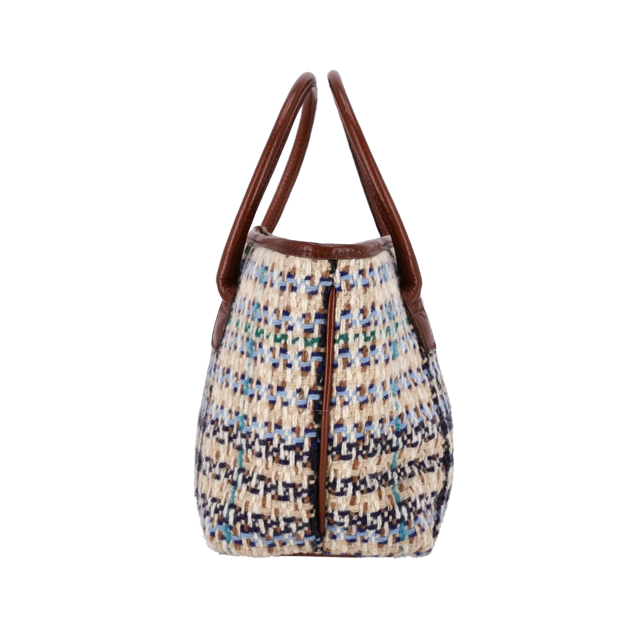 Burberry Woven Wool Handbag - Image 3