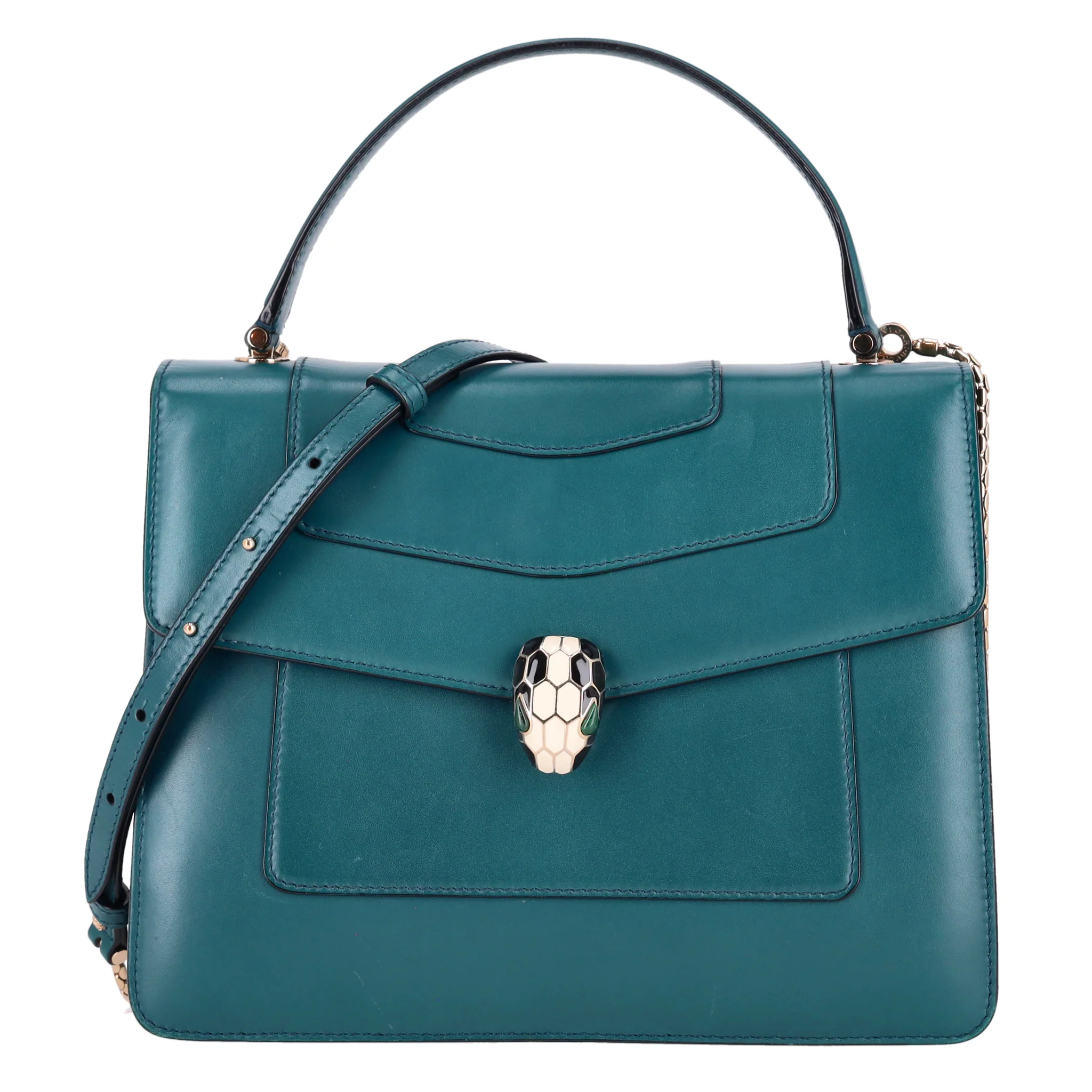 Bvlgari Serpenti Forever Calfskin Leather Bag