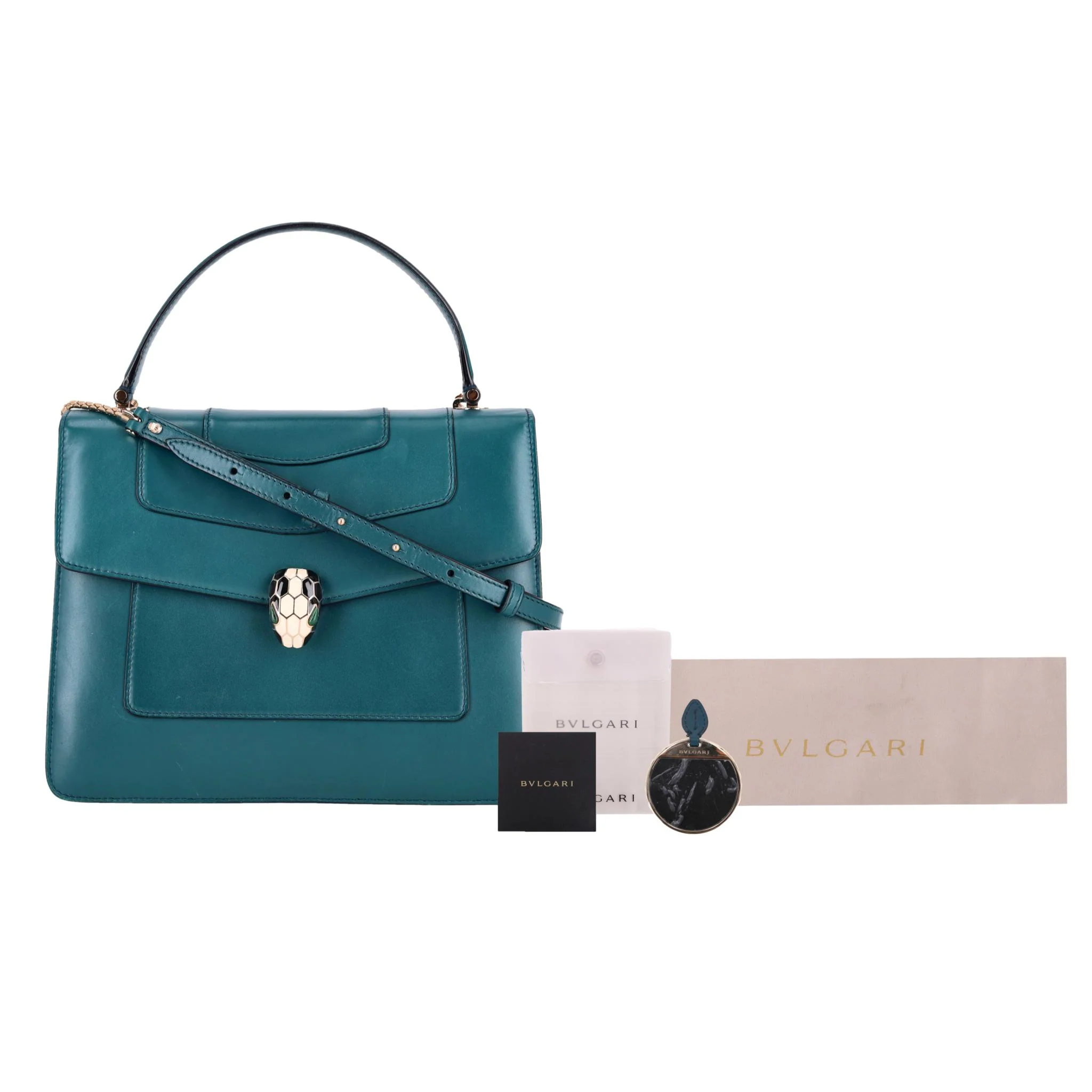 Bvlgari Serpenti Forever Calfskin Leather Bag - Image 2