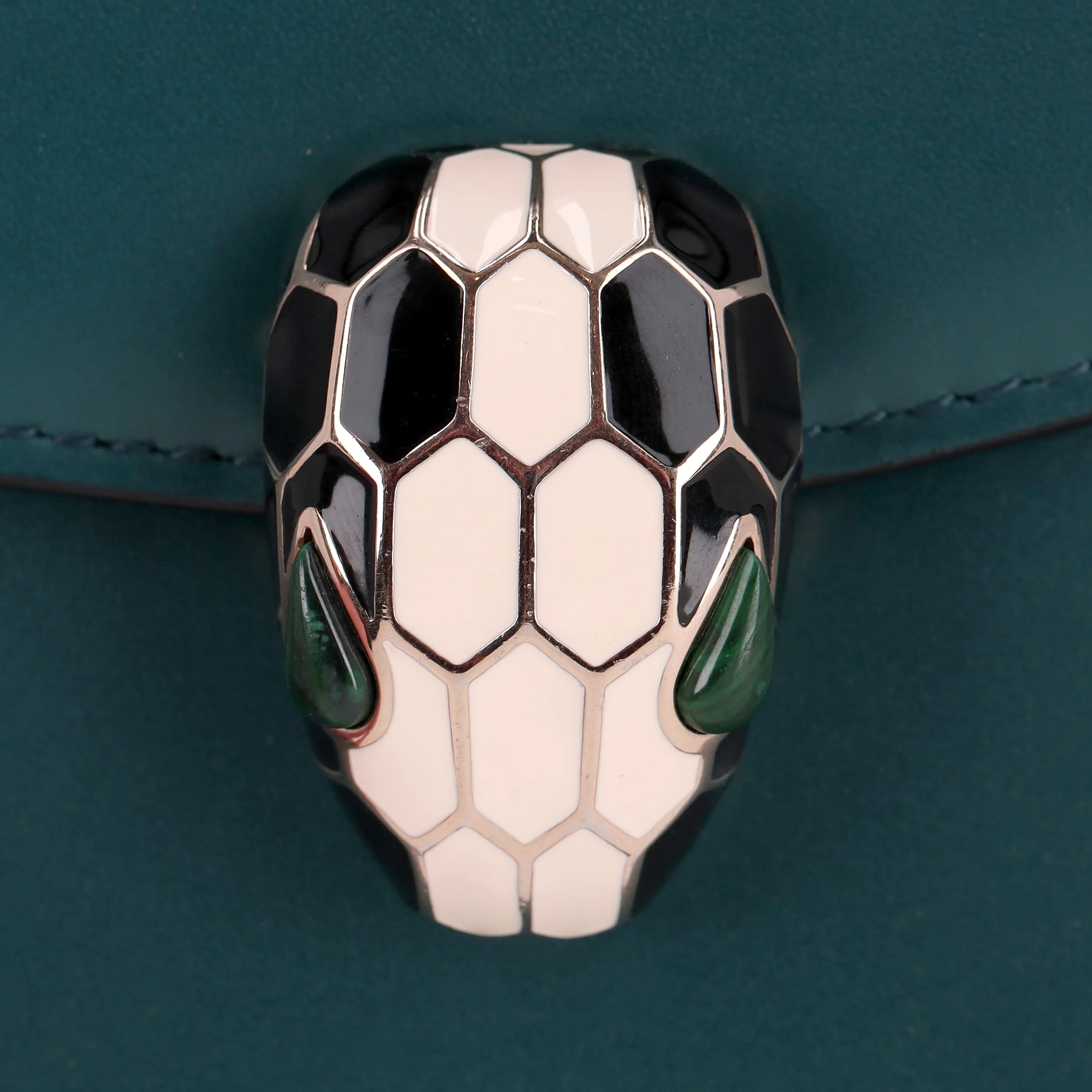 Bvlgari Serpenti Forever Calfskin Leather Bag - Image 7