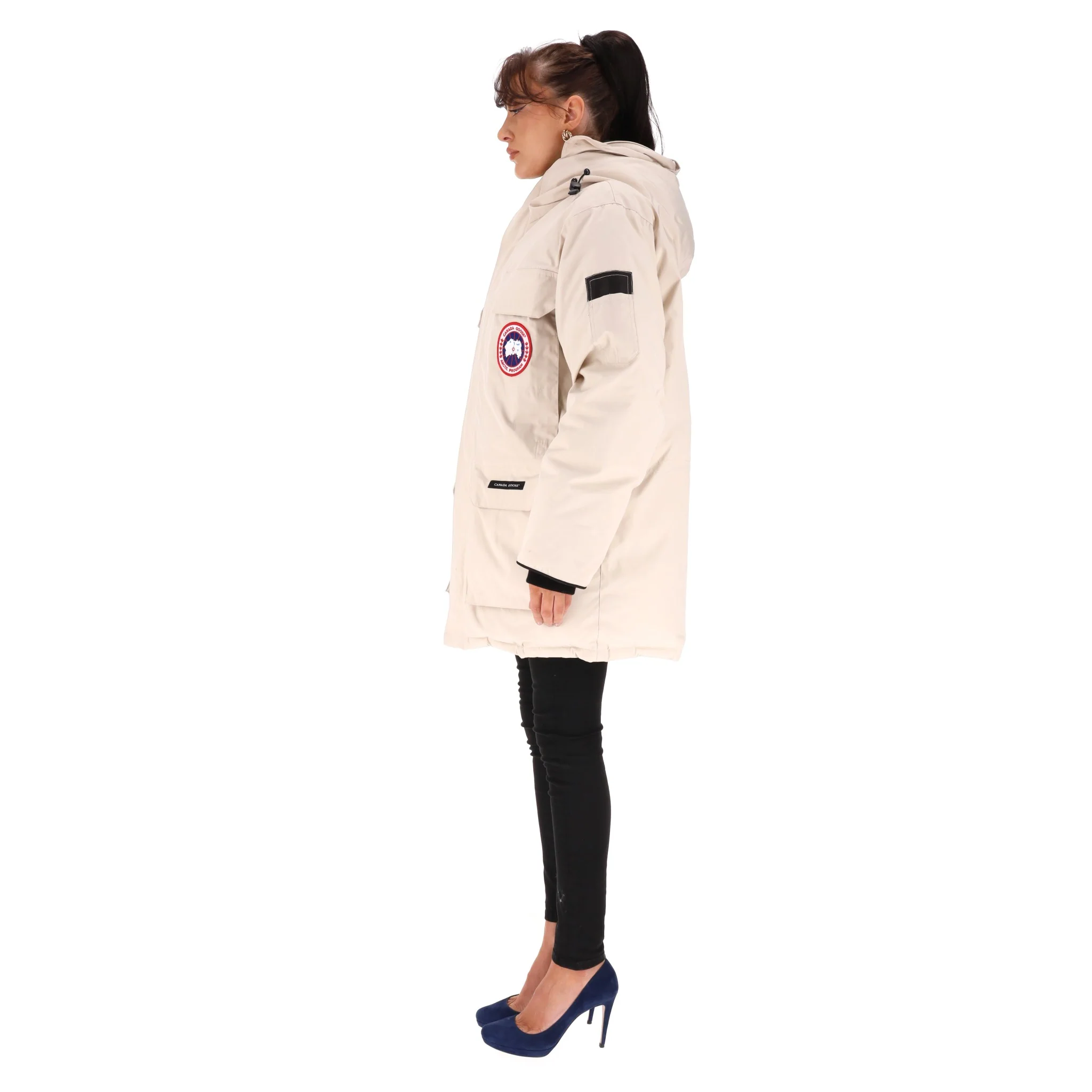 Canada Goose Down Expedition Parka Jacket. Size XL - Image 4