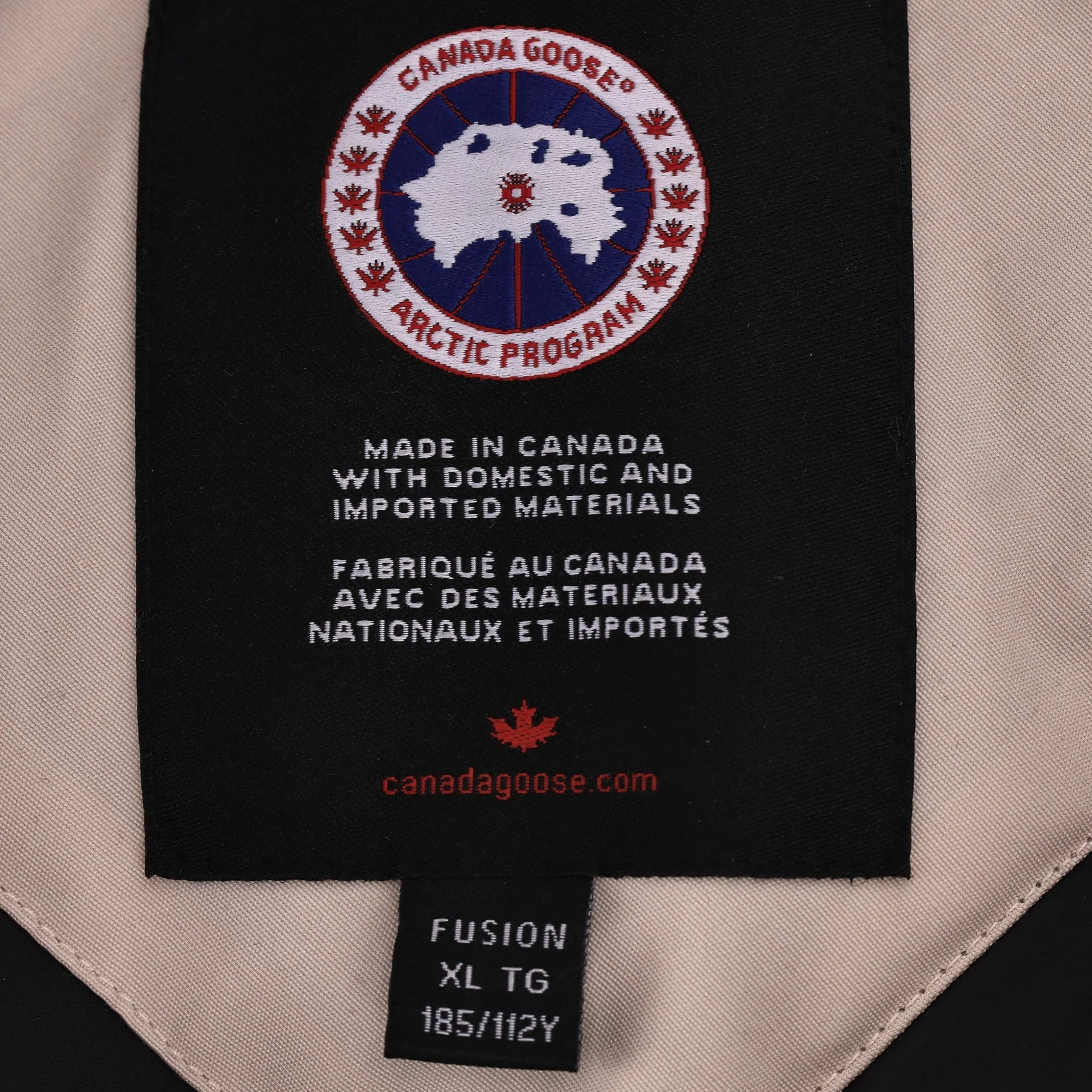 Canada Goose Down Expedition Parka Jacket. Size XL - Image 8