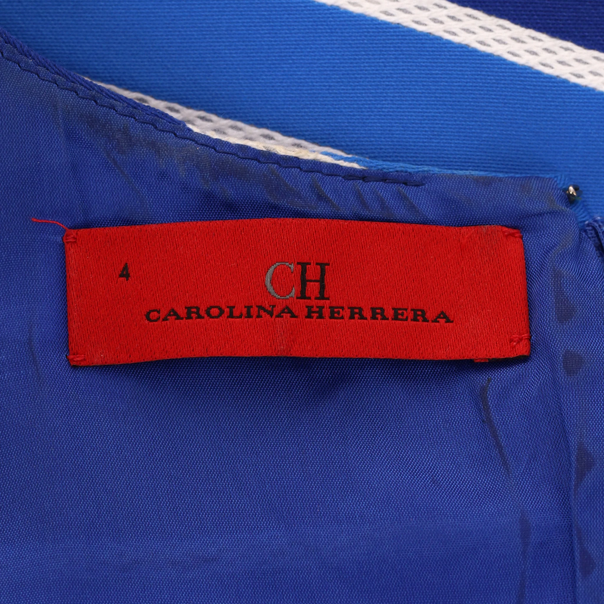 Carolina Herrera Striped Dress. Size 4US - Image 5
