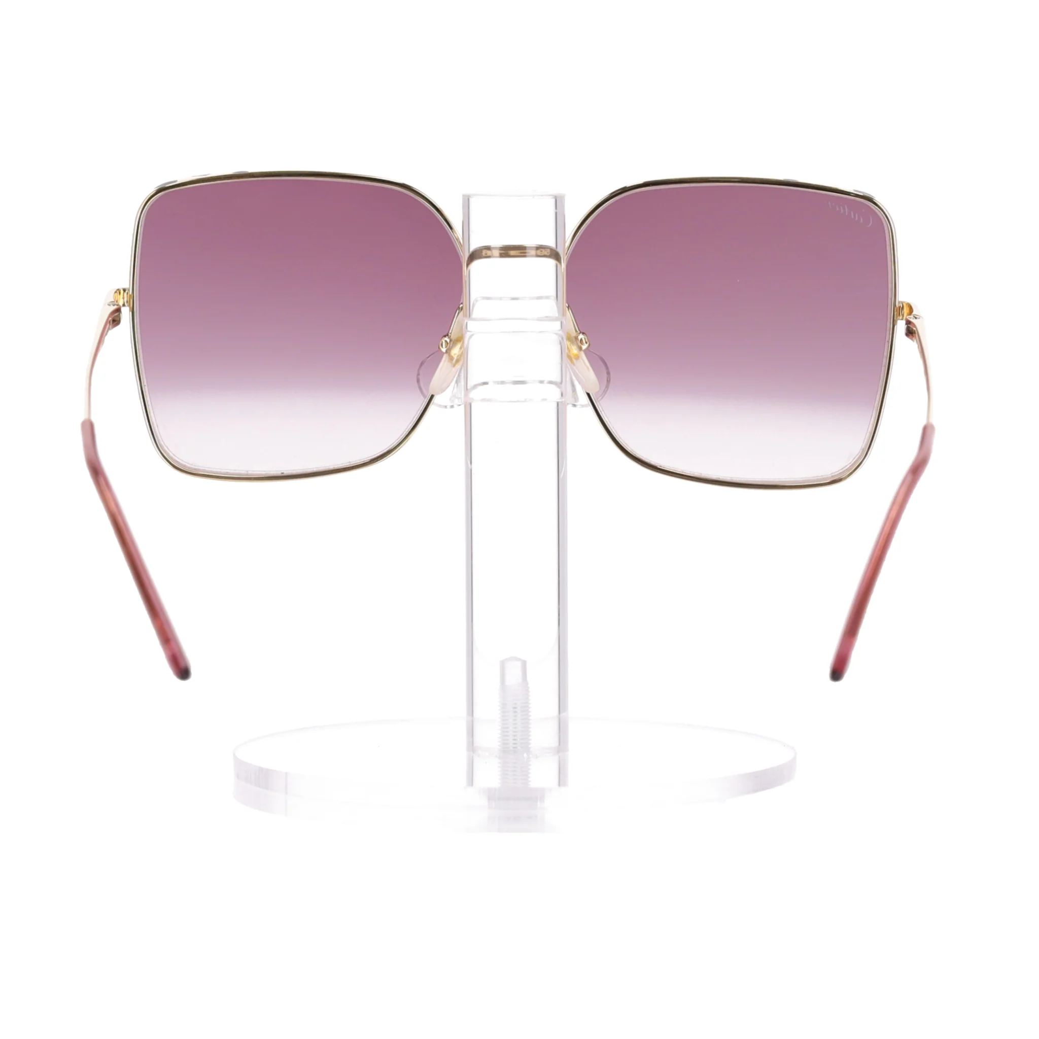 Cartier Oversized Sunglasses With Panther Spotted Frames - Image 4