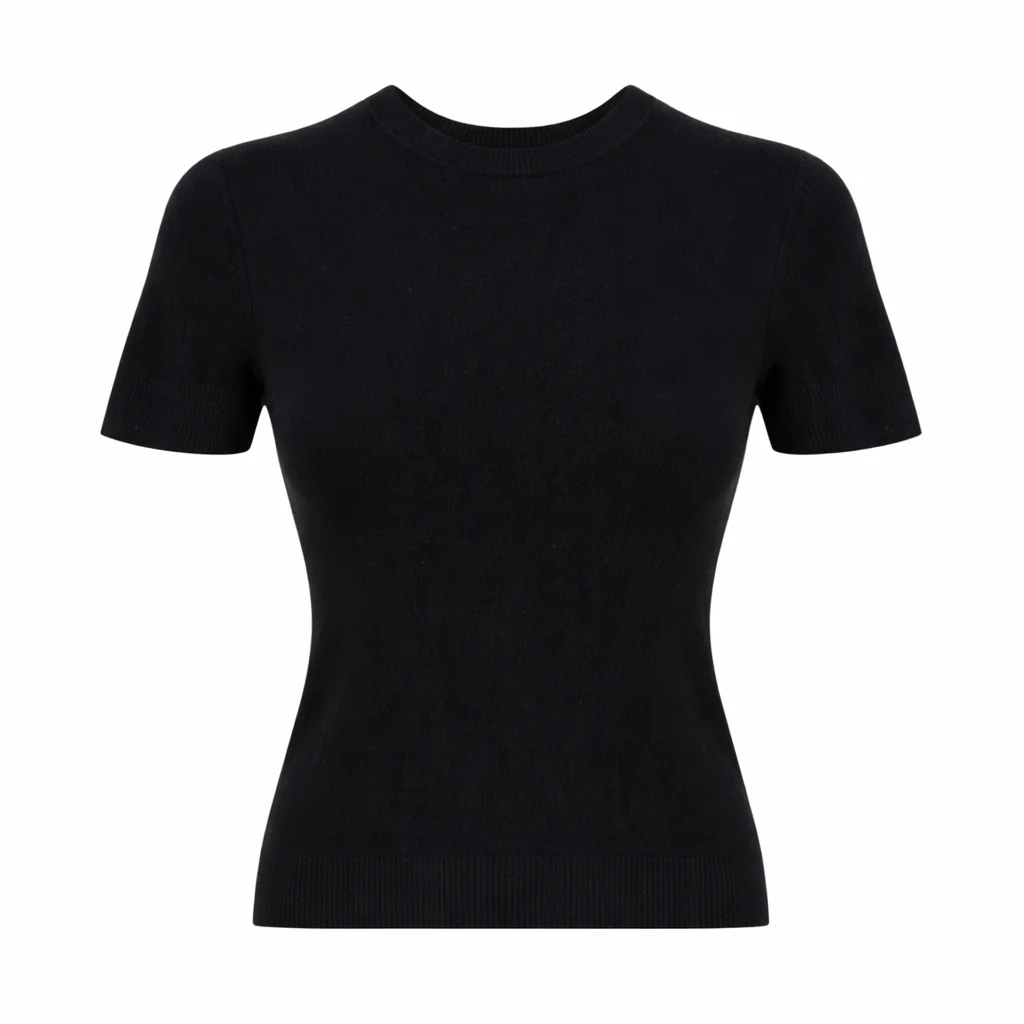 Cecilie Bahnsen Cashmere & Wool Blend Ruffled Open-Back Knitted Top. Size M/L