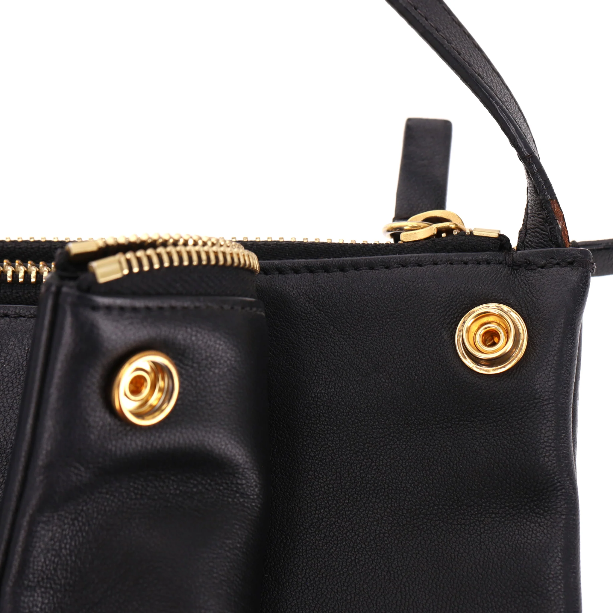 Celine Trio Leather Large Crossbody Bag - Image 9