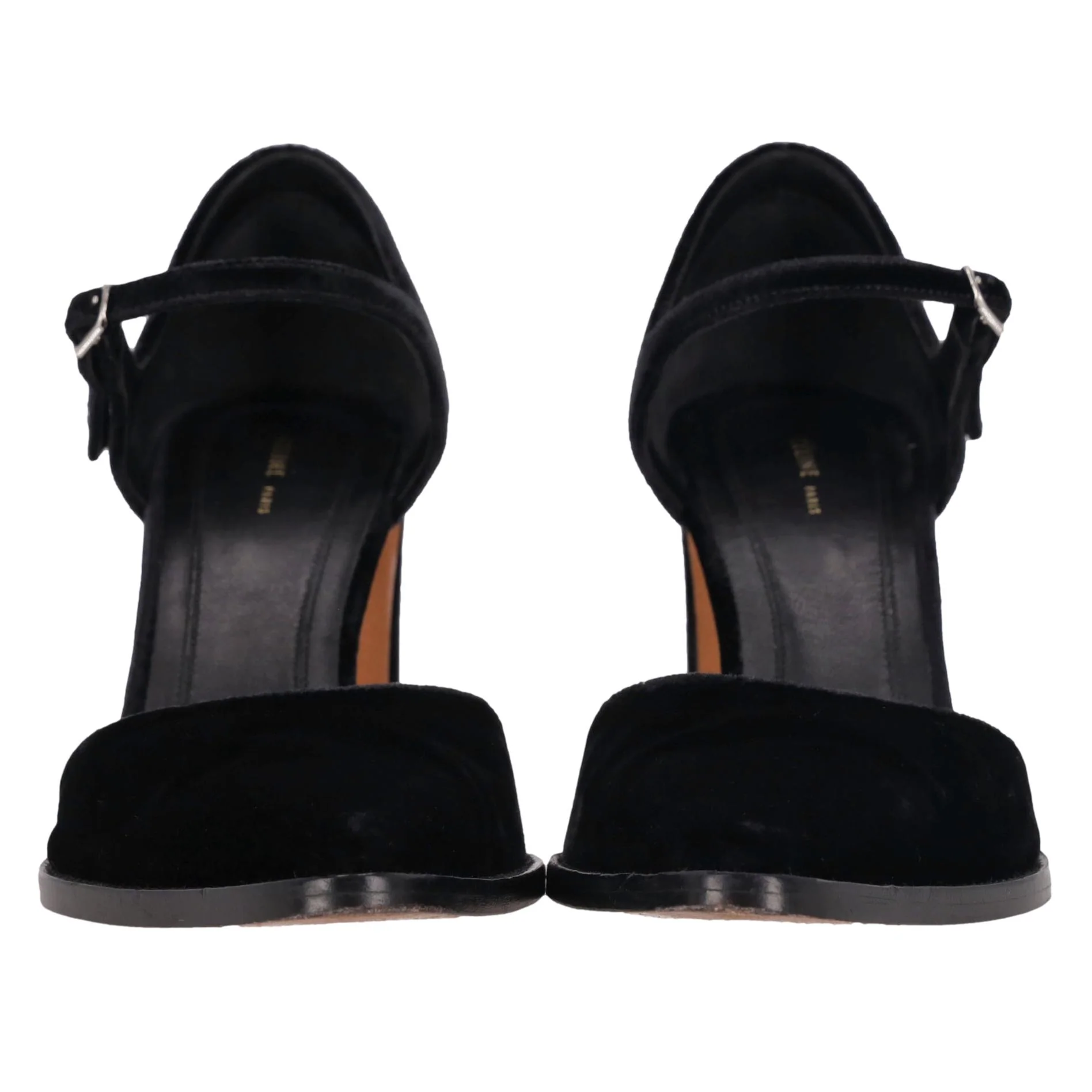 Celine Velvet D'Orsay Pumps. Size 37.5 - Image 3