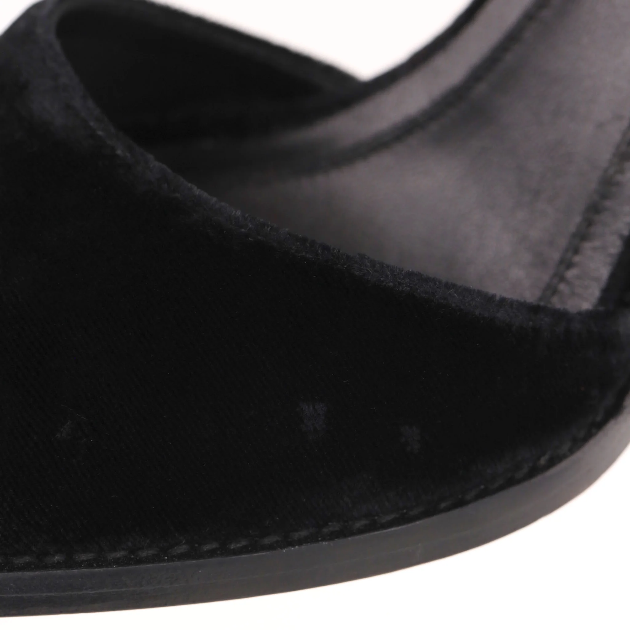 Celine Velvet D'Orsay Pumps. Size 37.5 - Image 9